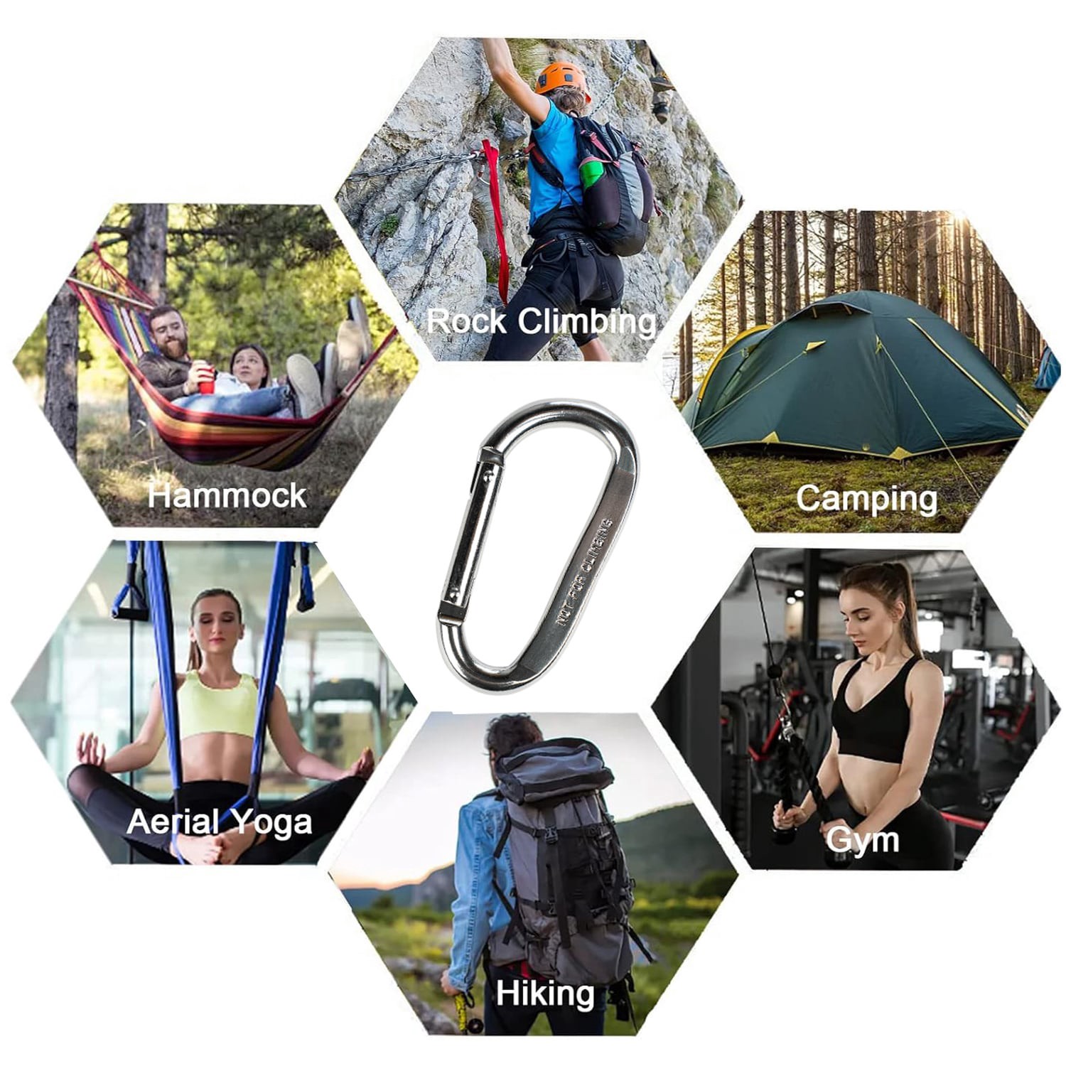 slide 2 of 6, RELIABILT 3-in Aluminum Spring Link 4PK, 1 ct