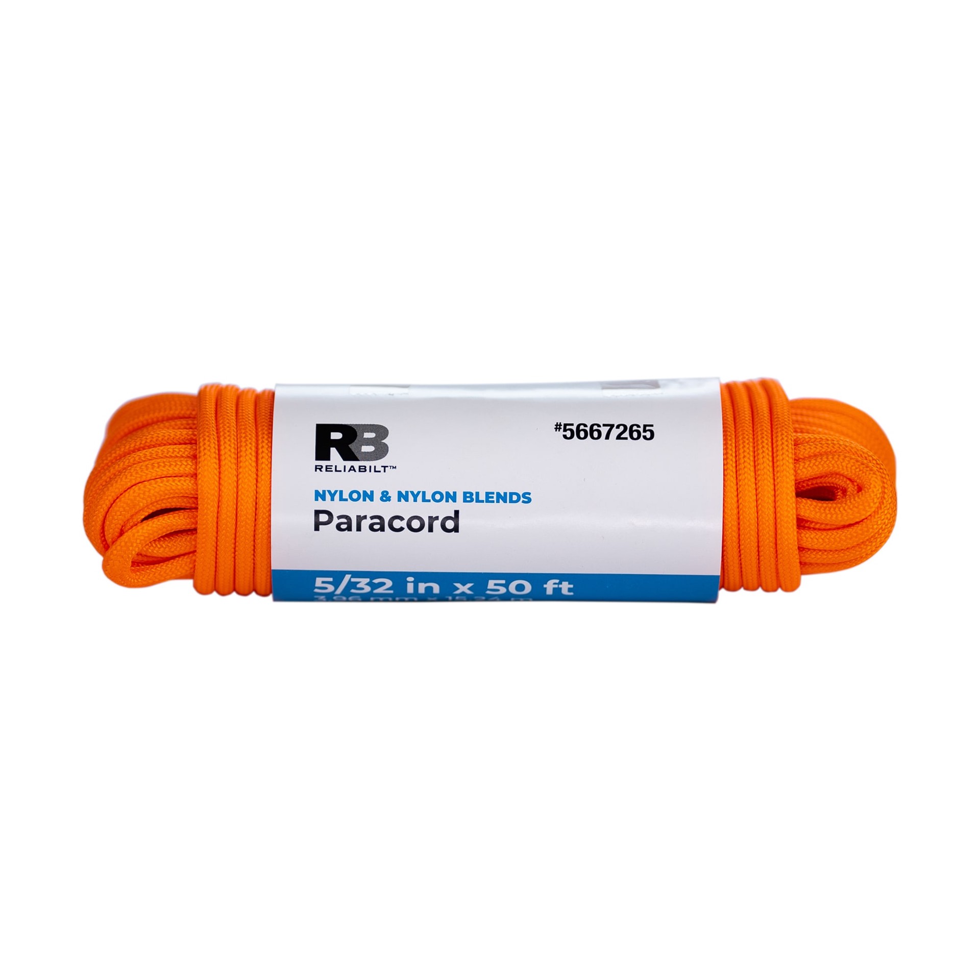 slide 2 of 6, RELIABILT 50.0-ft x 0.16-in Braided Nylon Rope (By-the-Roll), 1 ct