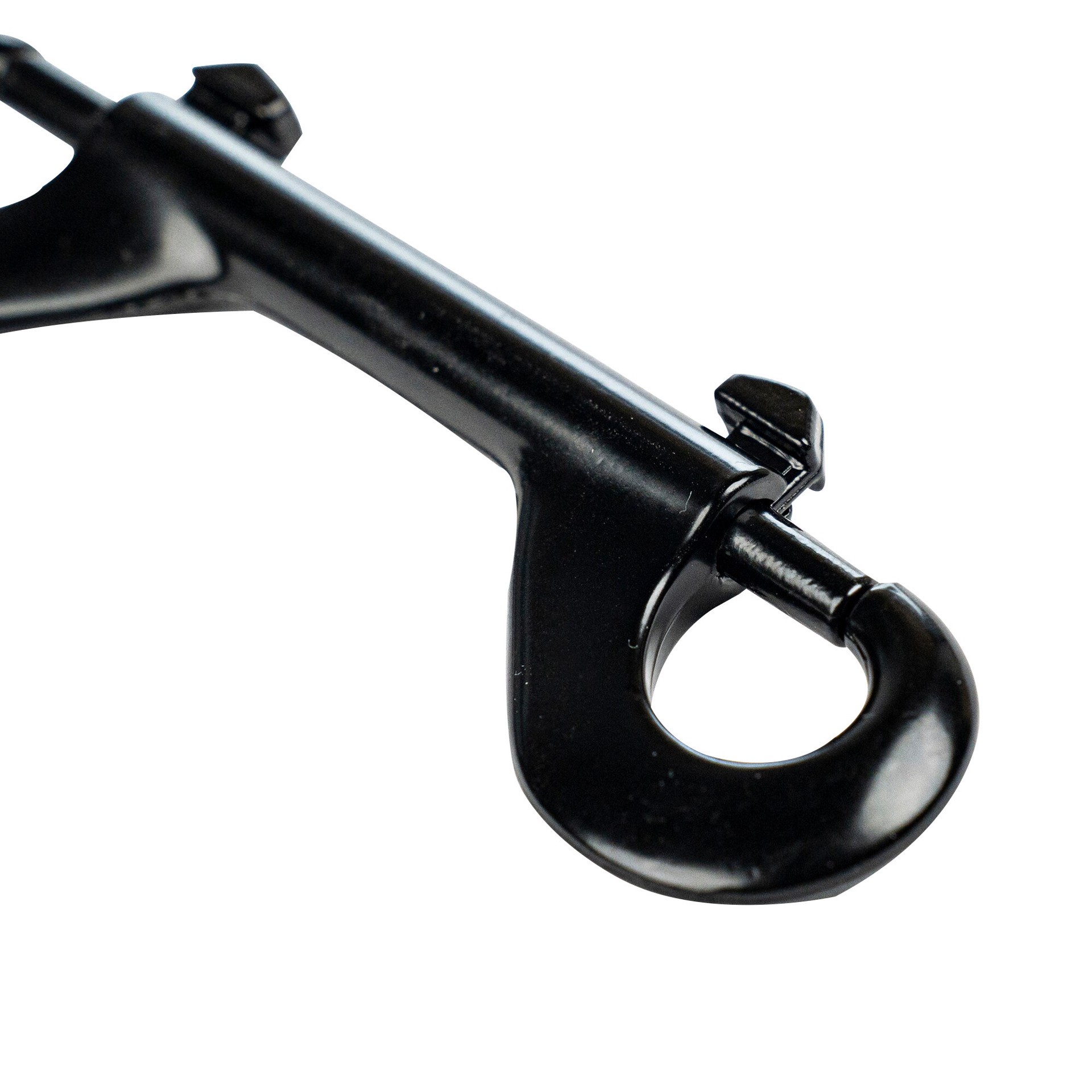 slide 4 of 6, RELIABILT 4-in Double Bolt Snap,Black Oxide, 1 ct