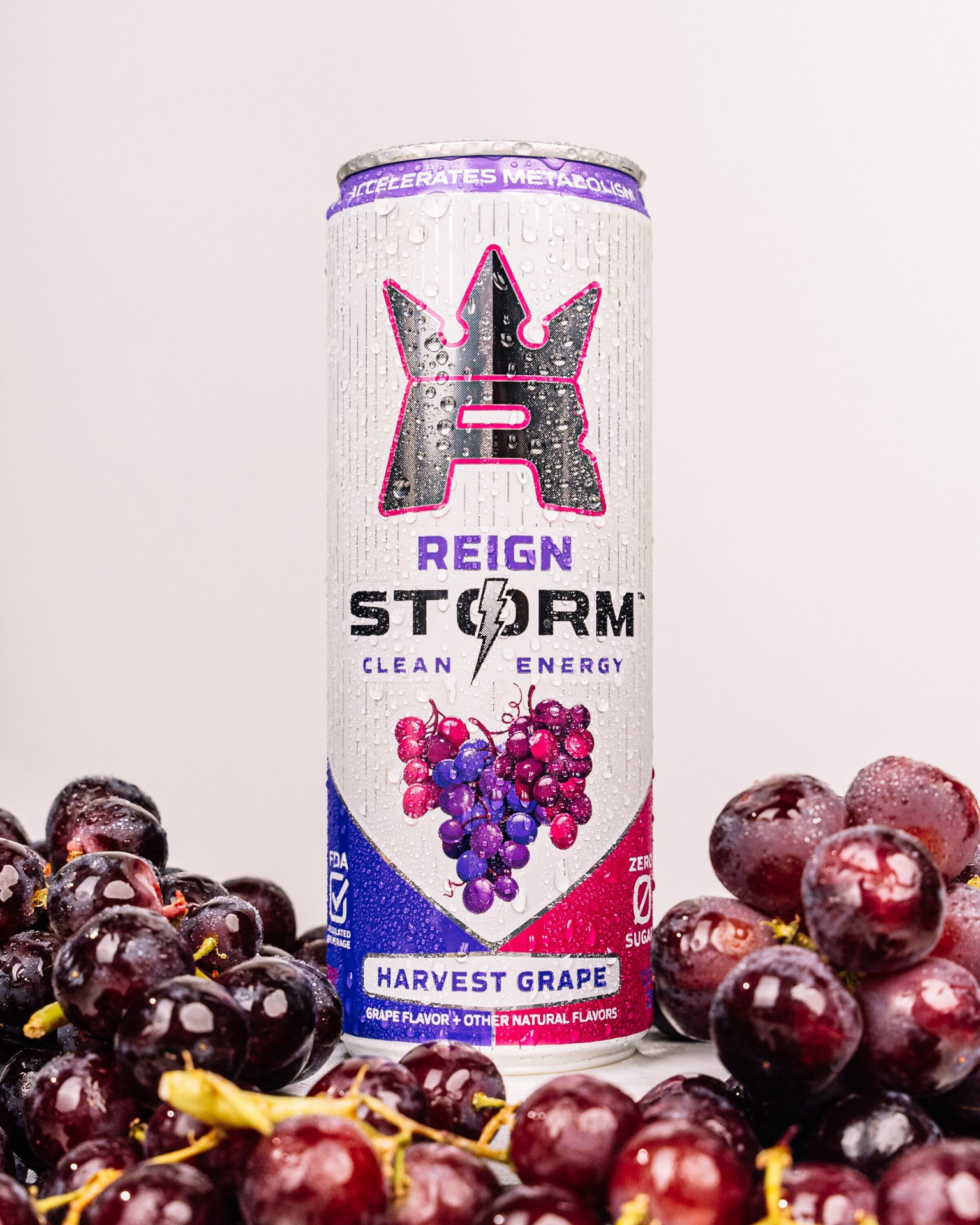 slide 3 of 5, REIGN 12 - fl oz Grape Energy Drink, 1 ct