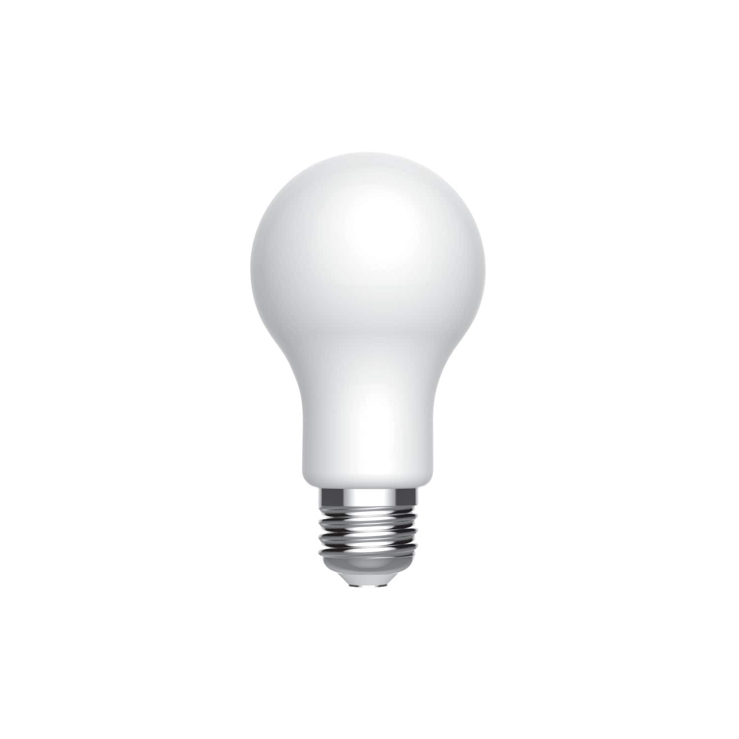 slide 3 of 5, GE Classic 60 -Watt EQ A19 Bright white Medium base (E-26) Dimmable LED General purpose Light Bulb 4 -Pack, 1 ct