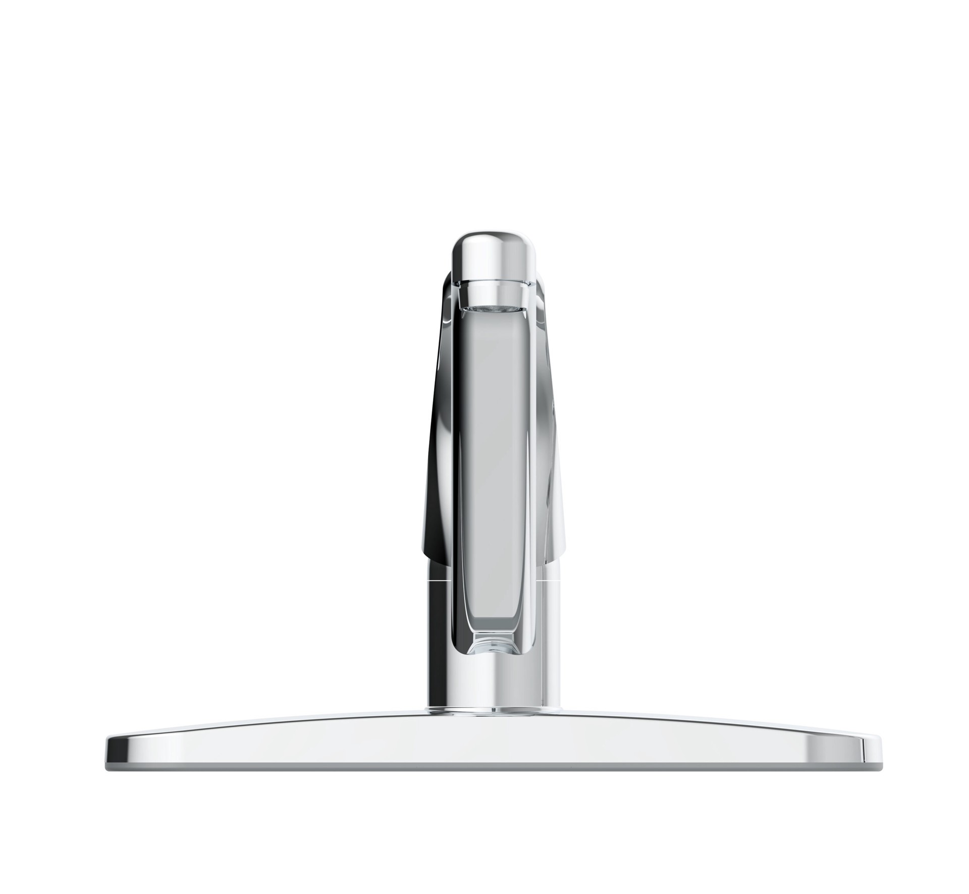 slide 3 of 6, Project Source Wakebridge Polished chrome Single Handle Deck-mount Kitchen Faucet (Includes Deck Plate), 1 ct