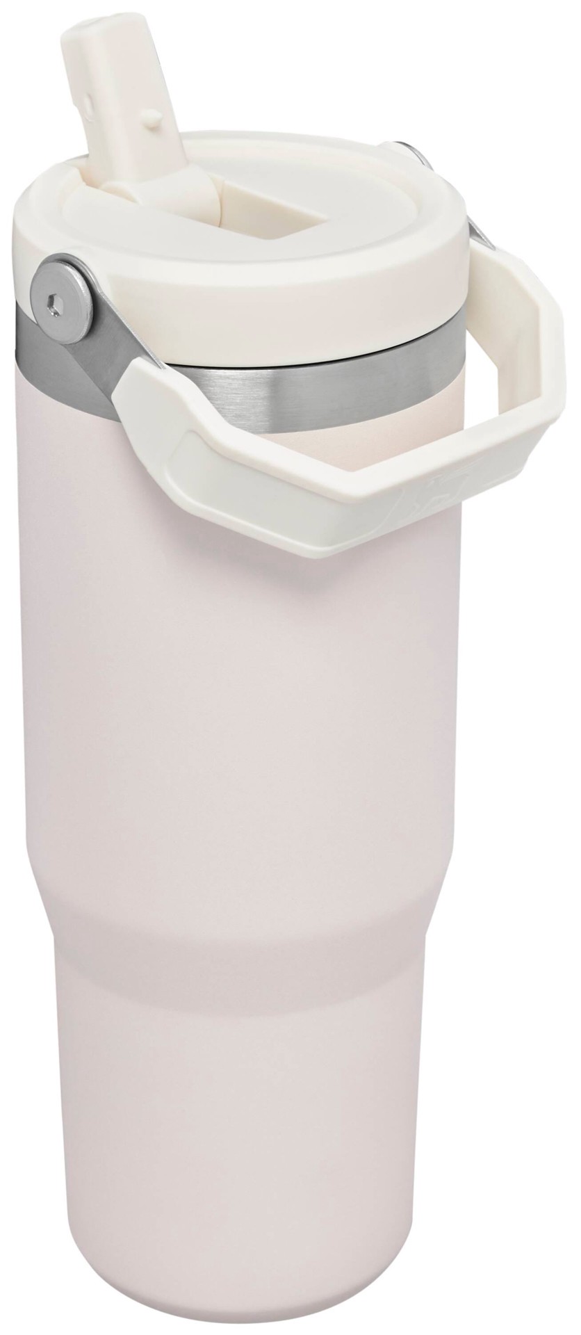slide 2 of 4, Stanley Iceflow Flip Straw Tumbler 30 -fl oz Stainless steel Insulated Water bottle - ROSE QUARTS, 1 ct