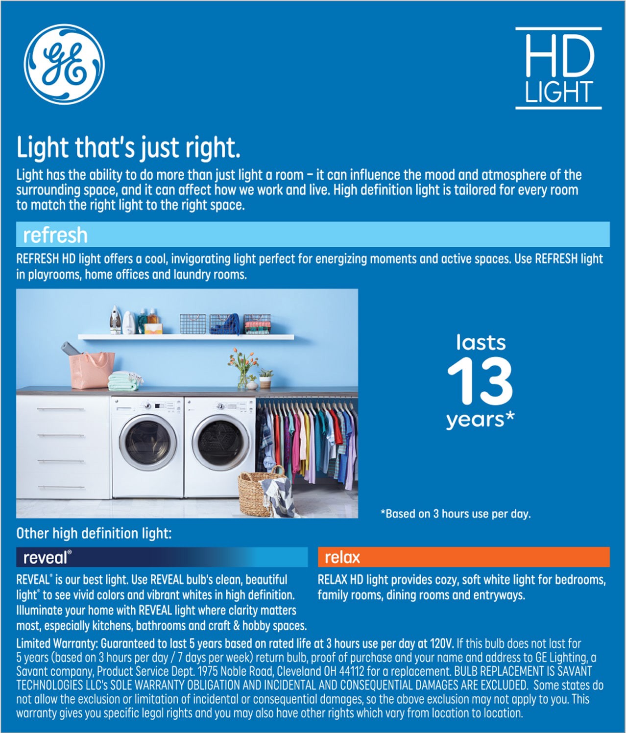 slide 4 of 6, GE Refresh HD 60 -Watt EQ T18 Daylight Medium base (E-26) Dimmable LED Decorative Light Bulb 2 -Pack, 1 ct