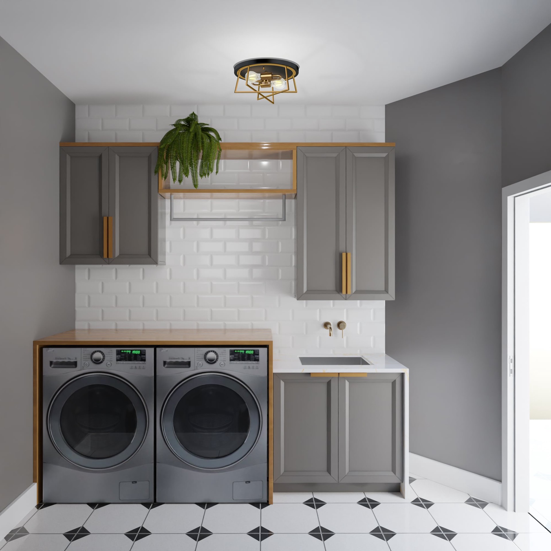 slide 3 of 6, Origin 21 Valdez 2 -Light 13-in Matte Multiple colors/finishes Flush Mount Light, 1 ct