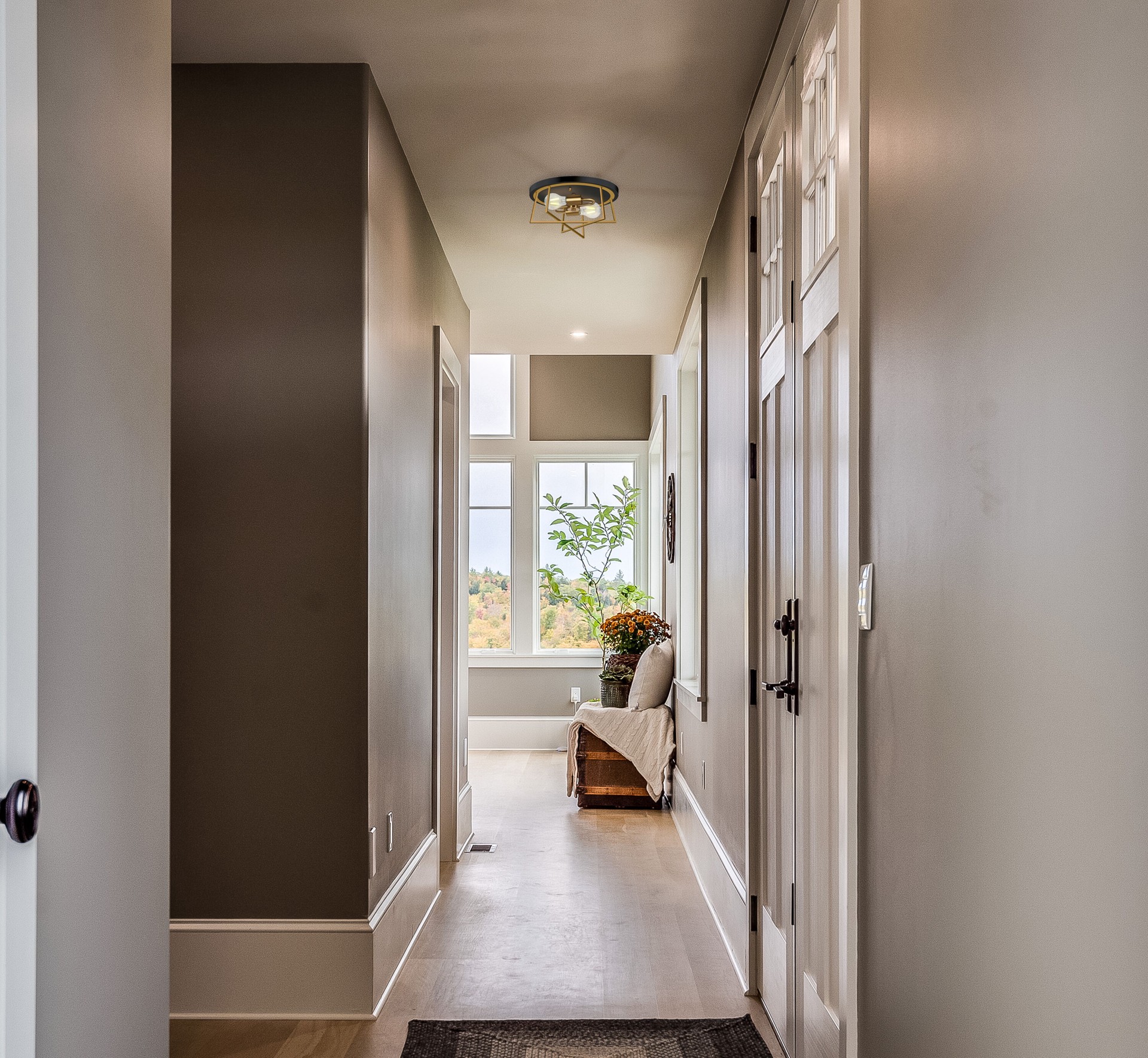 slide 4 of 6, Origin 21 Valdez 2 -Light 13-in Matte Multiple colors/finishes Flush Mount Light, 1 ct