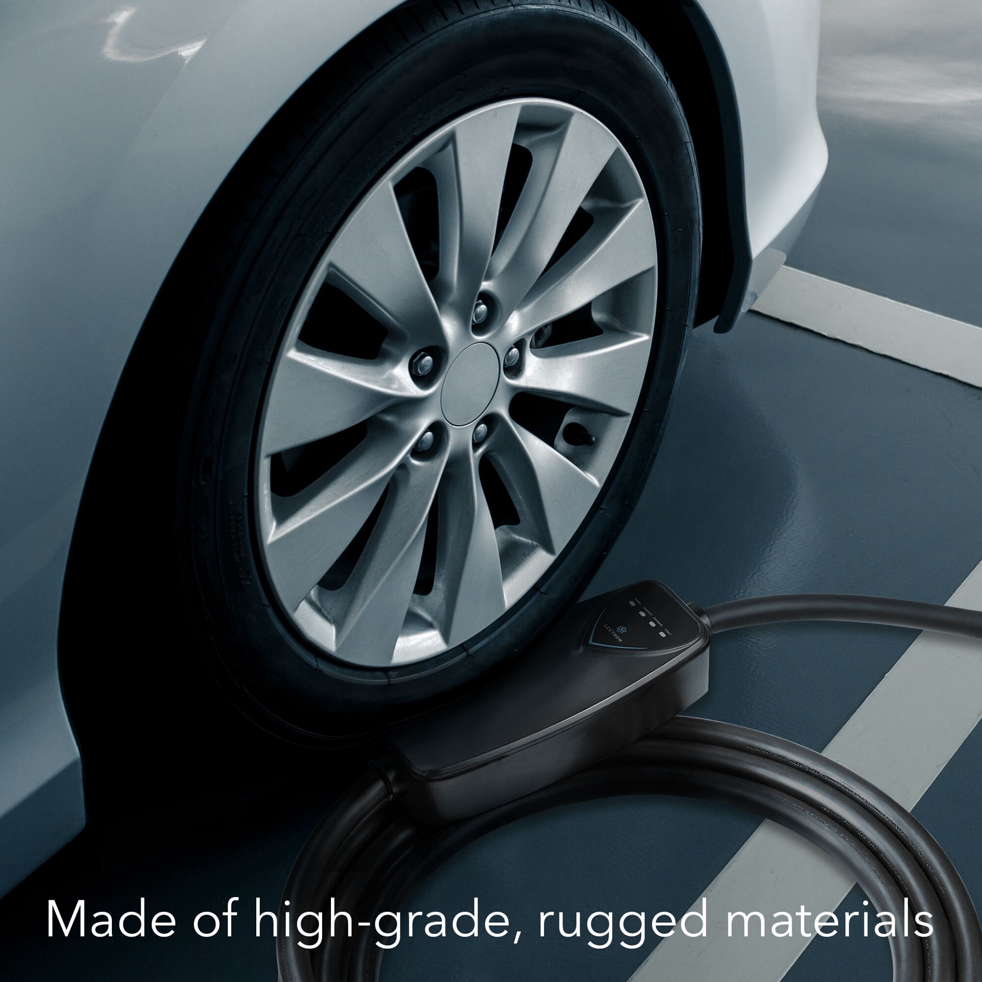 slide 6 of 6, Lectron Level 2 NEMA 14-50p Plug In EV Electric Vehicle Charging Station-up to 40 Amps/ 240-Volts with 16-ft Cable, 1 ct