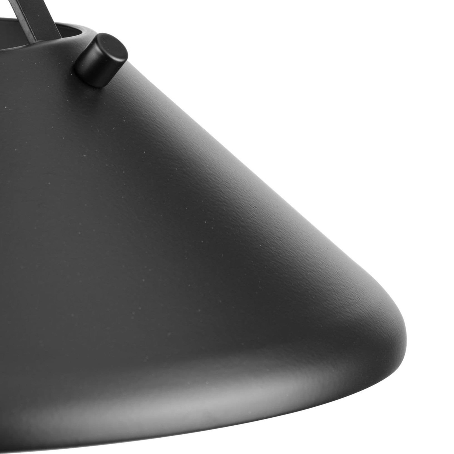 slide 6 of 6, allen + roth Ailey 1 -Light 8.75-in Matte Black Semi Flush Mount Light, 1 ct