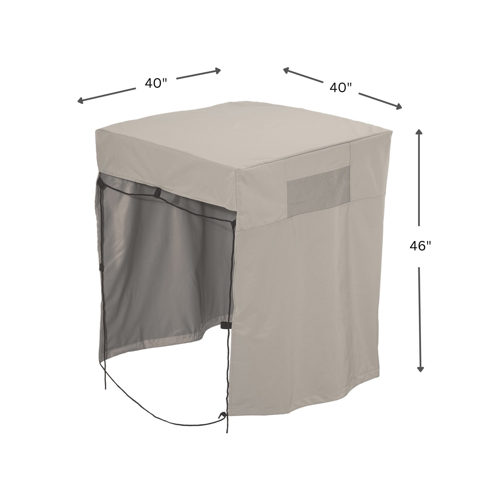slide 5 of 6, RELIABILT 40-in x 40-in x 46-in Polyester Evaporative Cooler Cover, 1 ct