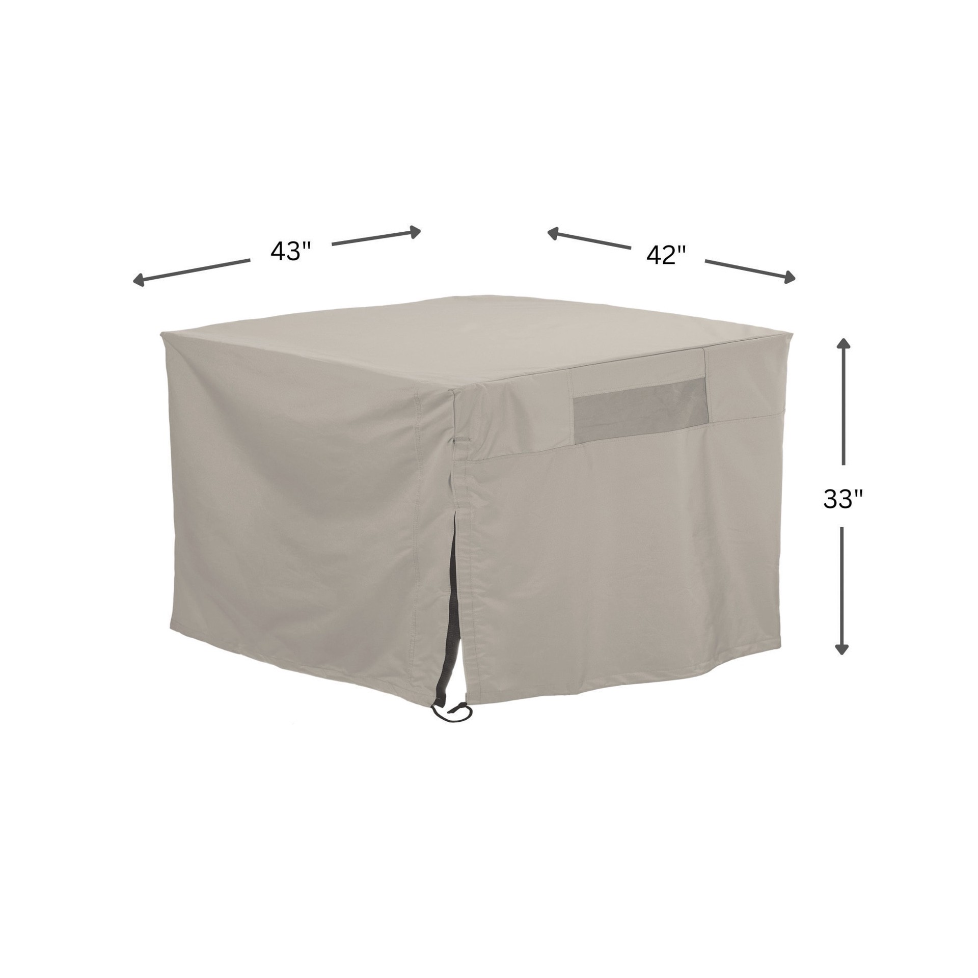 slide 6 of 6, RELIABILT 43-in x 42-in x 33-in Polyester Evaporative Cooler Cover, 1 ct