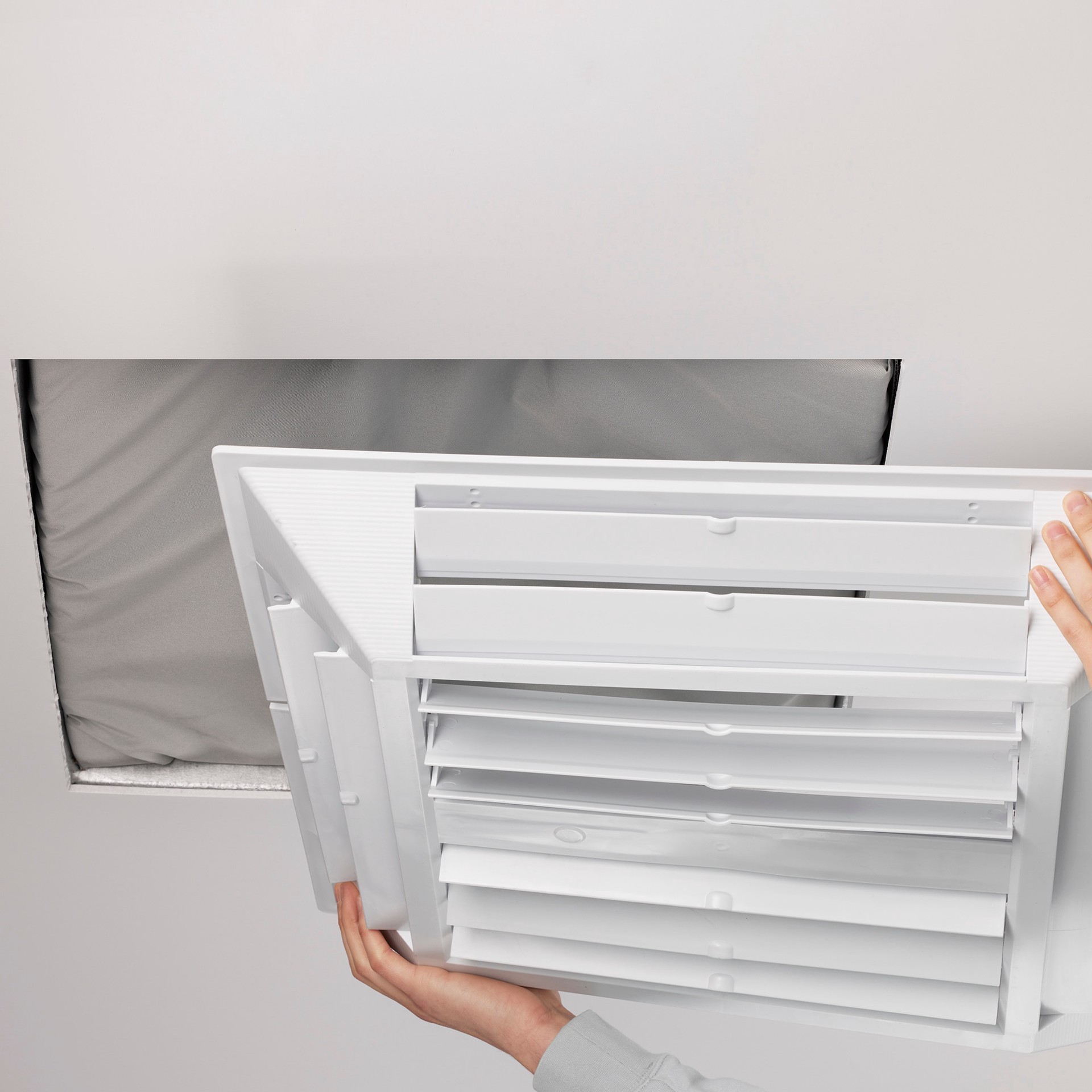 slide 5 of 6, RELIABILT 18-in x 18-in x 4-in Polyester Evaporative Cooler Heat plug cover, 1 ct