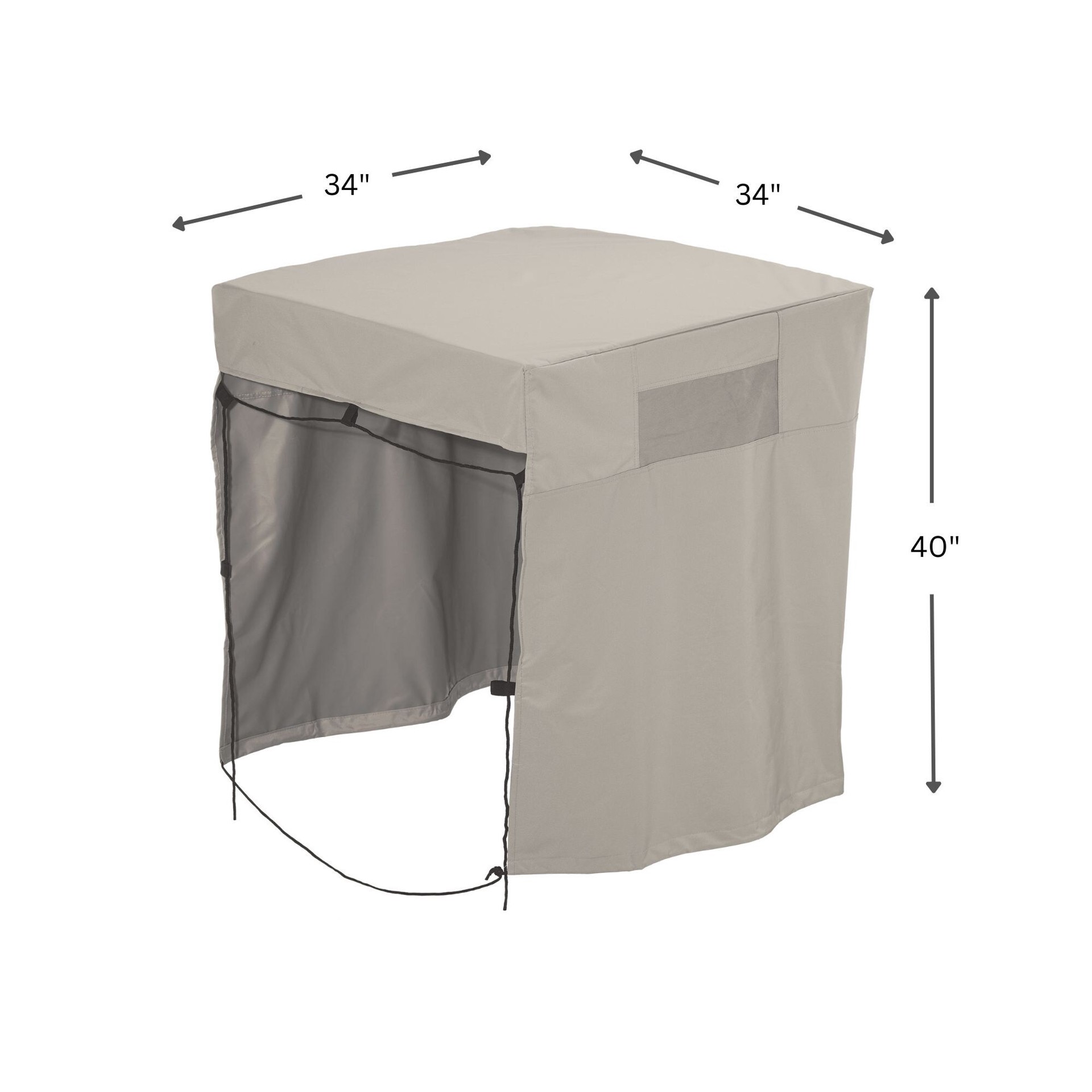 slide 5 of 6, RELIABILT 34-in x 34-in x 40-in Polyester Evaporative Cooler Cover, 1 ct