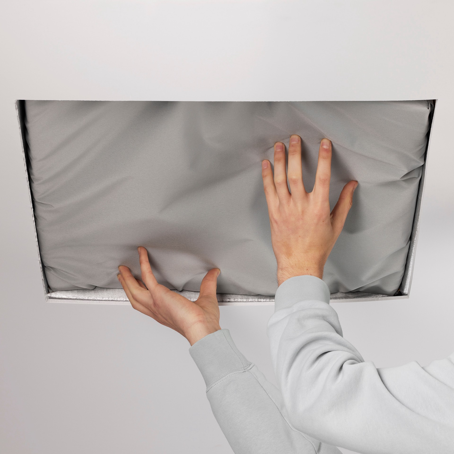 slide 3 of 6, RELIABILT 20-in x 20-in x 4-in Polyester Evaporative Cooler Heat plug cover, 1 ct