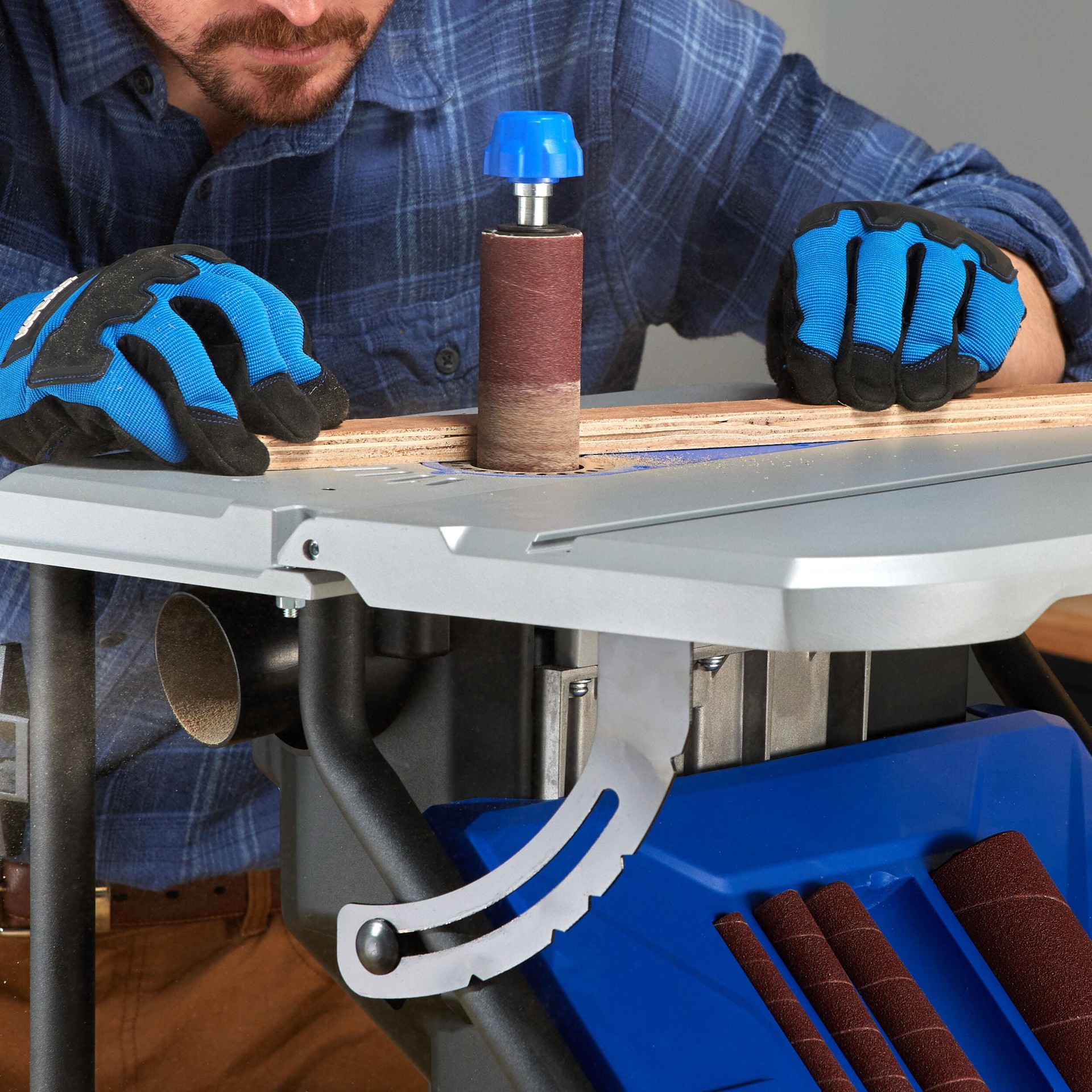 slide 3 of 6, Kobalt 4-in x 24-in Belt 6 -Amp Benchtop Sander, 1 ct