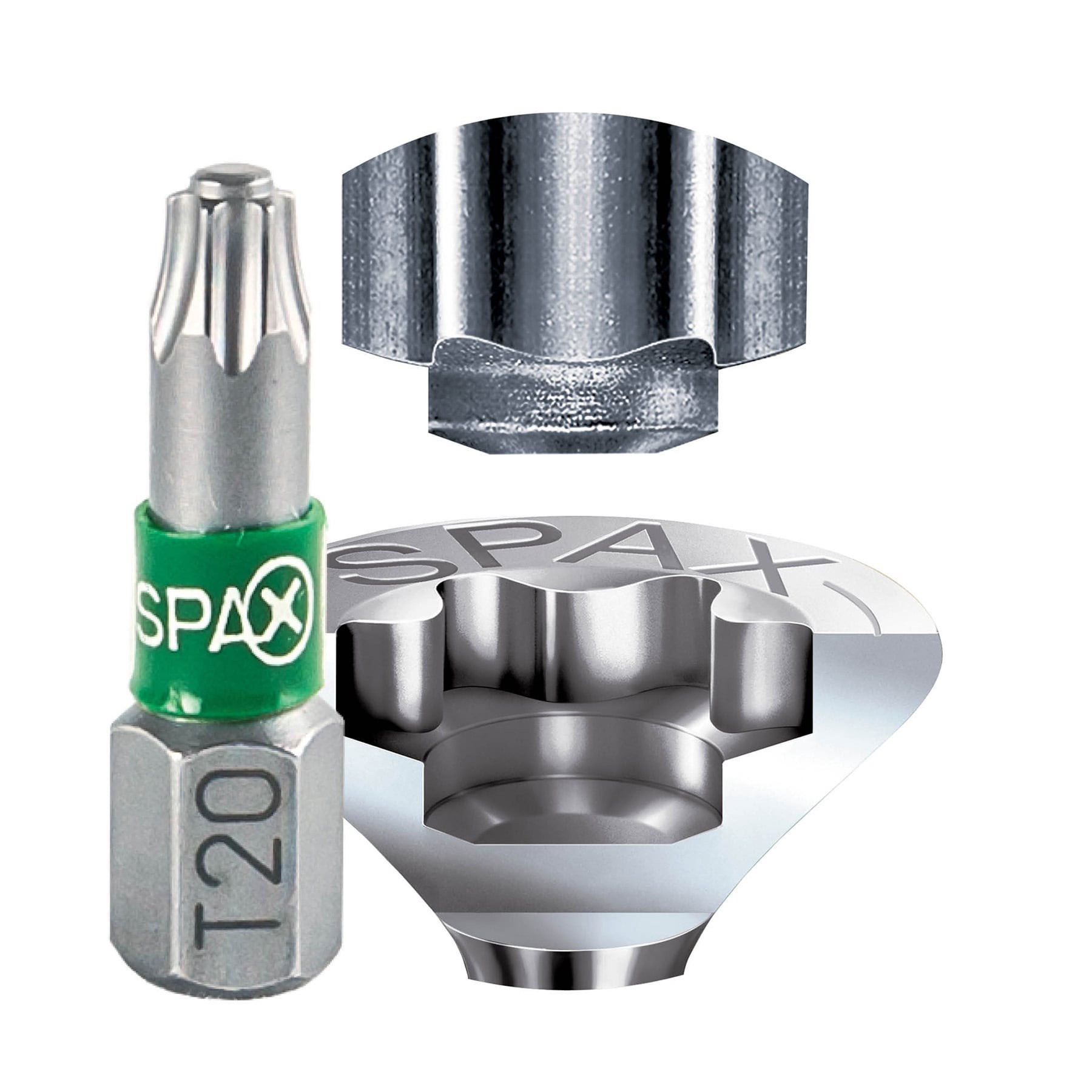 slide 5 of 6, SPAX Multi-Material #8 x 2-1/2-in Double-barrier Exterior Wood screws ( 124 -Per Box ), 1 ct