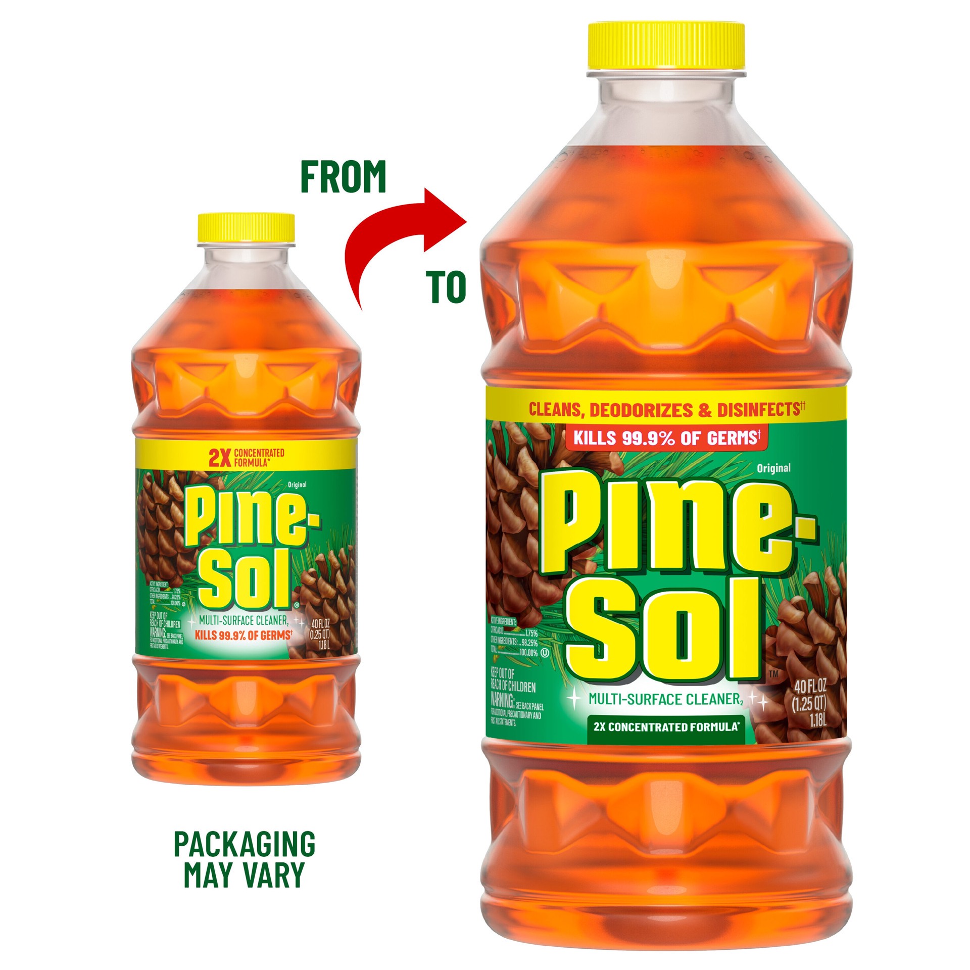 slide 4 of 6, Pine-Sol 40 -fl oz Original Pine Liquid All-Purpose Cleaner, 1 ct