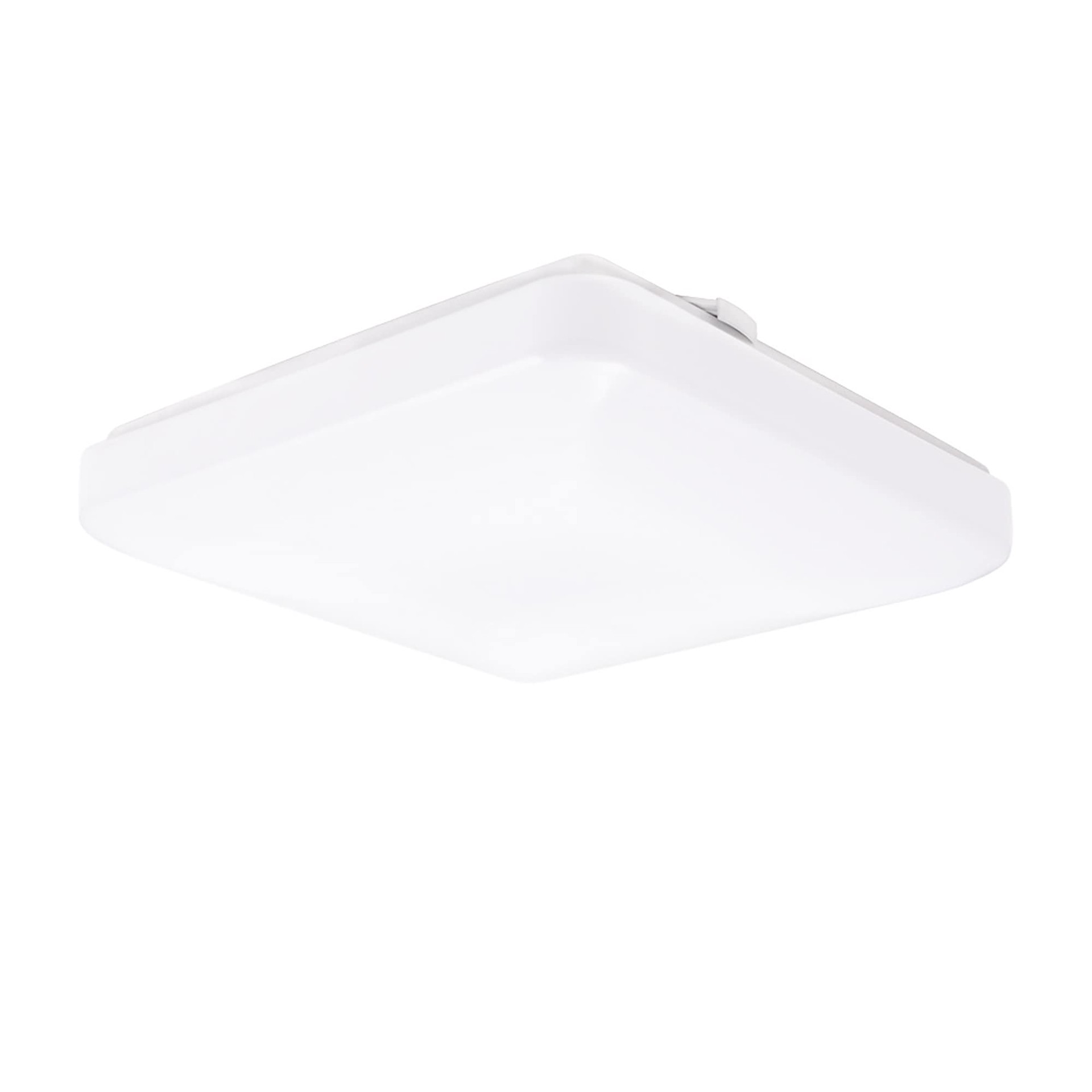 slide 1 of 2, Utilitech 1 -Light 12.3-in Matte White Integrated LED Flush Mount Light, 1 ct
