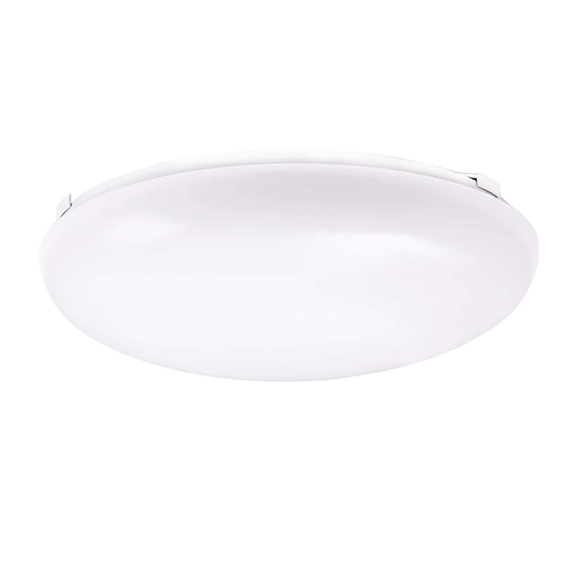 slide 1 of 2, Utilitech 1 -Light 14-in Matte White Integrated LED Flush Mount Light, 1 ct
