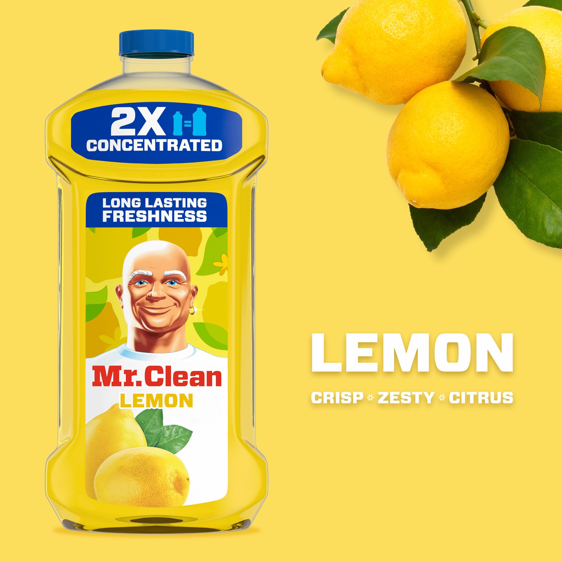 slide 4 of 6, Mr. Clean 41 -fl oz Lemon Liquid All-Purpose Cleaner, 1 ct