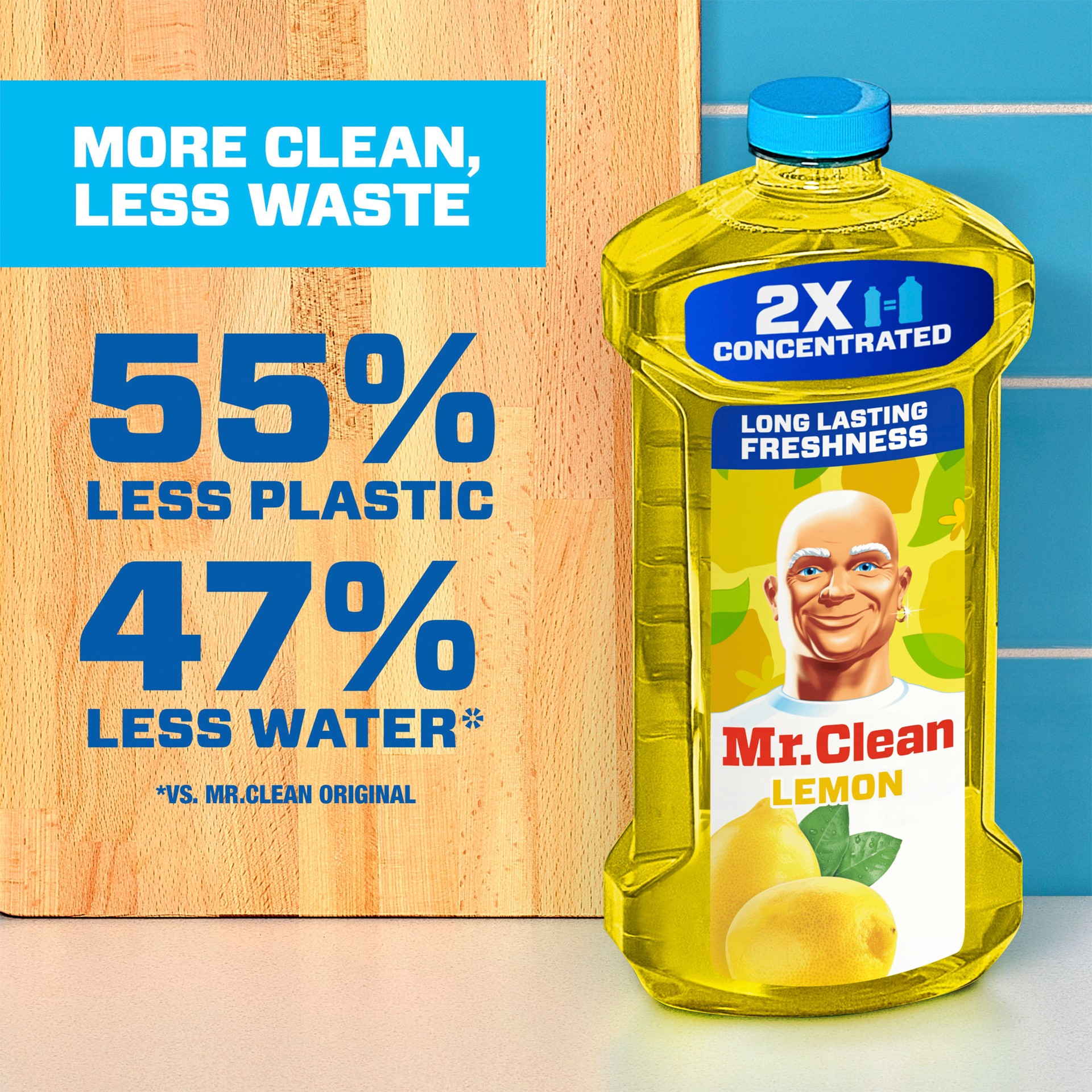 slide 5 of 6, Mr. Clean 41 -fl oz Lemon Liquid All-Purpose Cleaner, 1 ct