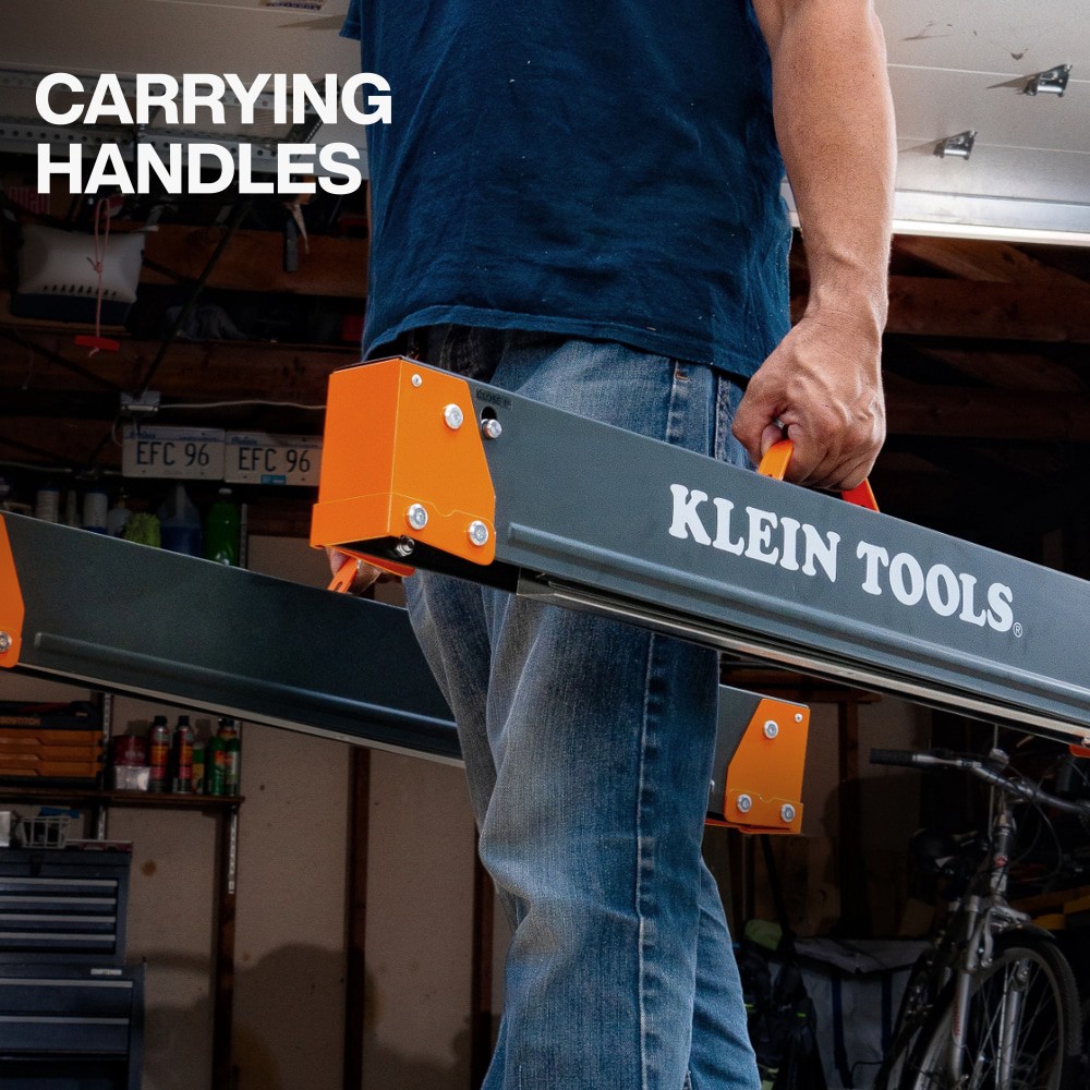 slide 6 of 6, Klein Tools Fixed-Leg Saw Horse, 2-Pack, 1 ct