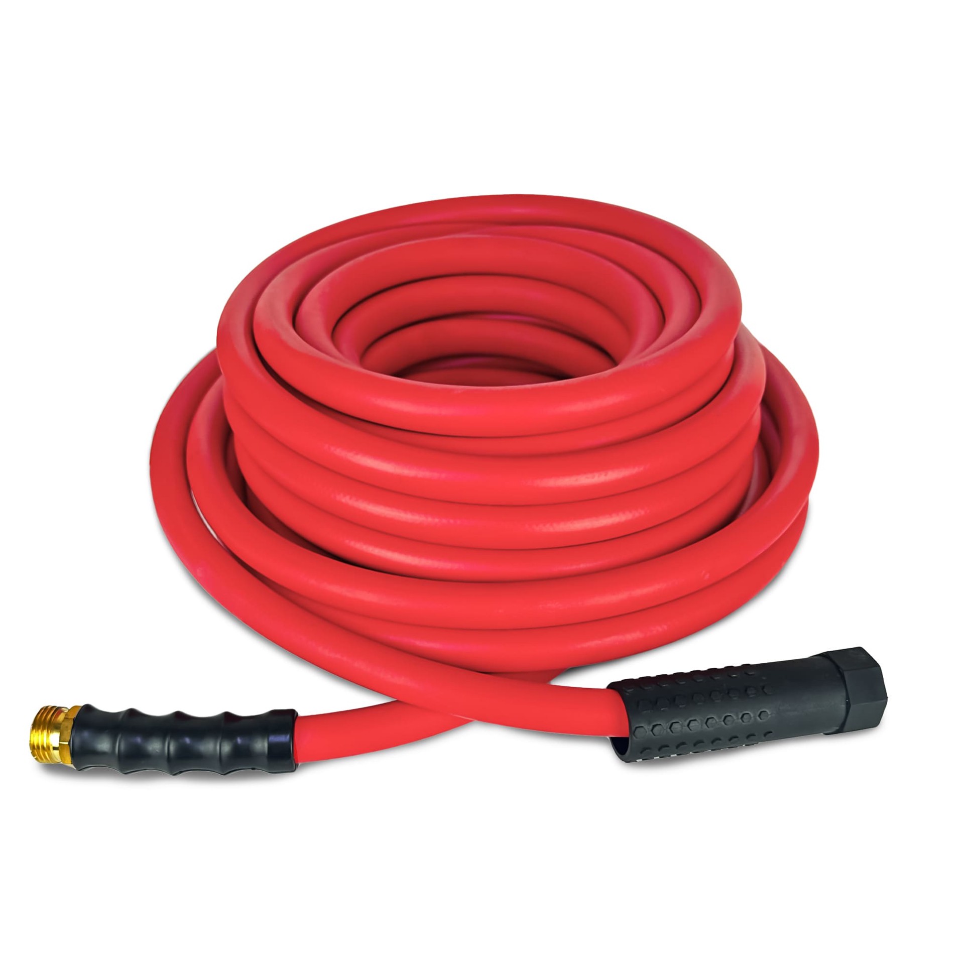 slide 4 of 6, Kobalt Hot Water 5/8-in x 50-ft Rubber Red Coiled Hose, 1 ct