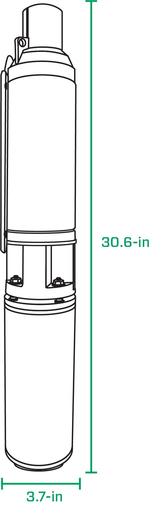 slide 4 of 5, Zoeller 3/4-HP 230 -Volt 12-Gallon Stainless steel Submersible well pump, 1 ct