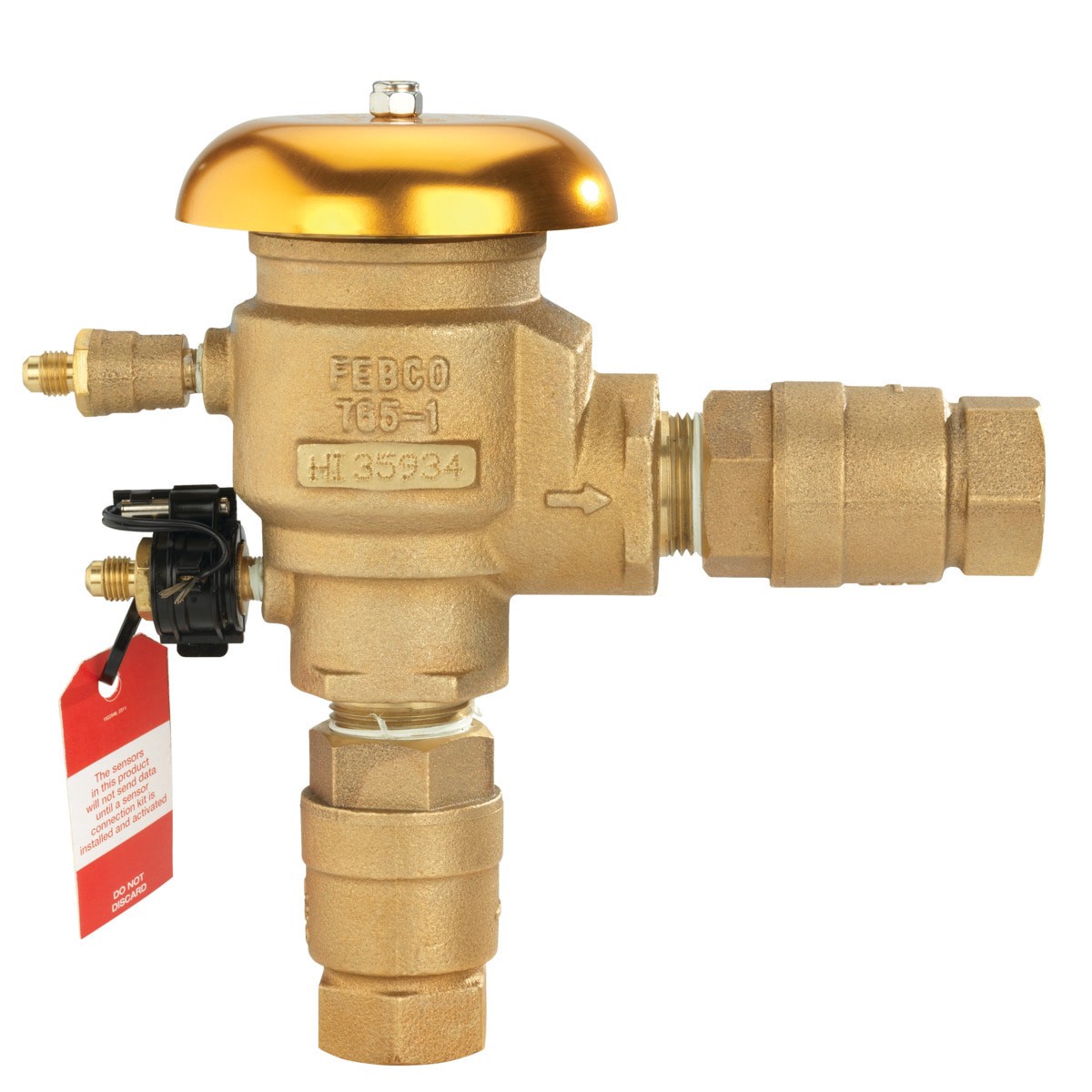 slide 3 of 6, FEBCO 1-in Bronze FNPT Pressure vacuum breaker, 1 ct