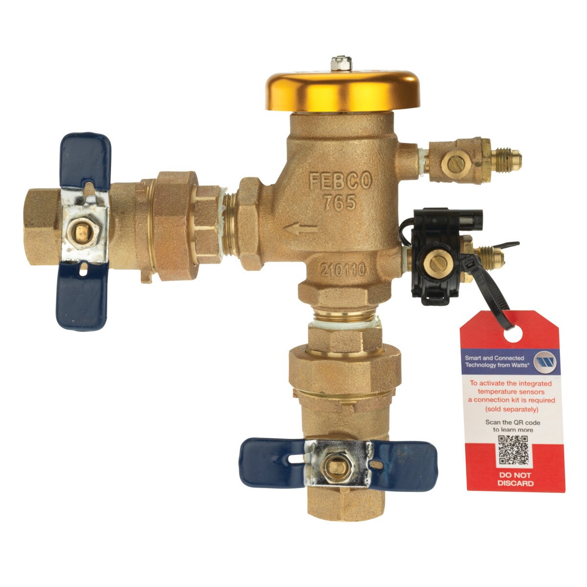 slide 3 of 6, FEBCO 3/4-in Bronze FNPT Pressure vacuum breaker, 1 ct