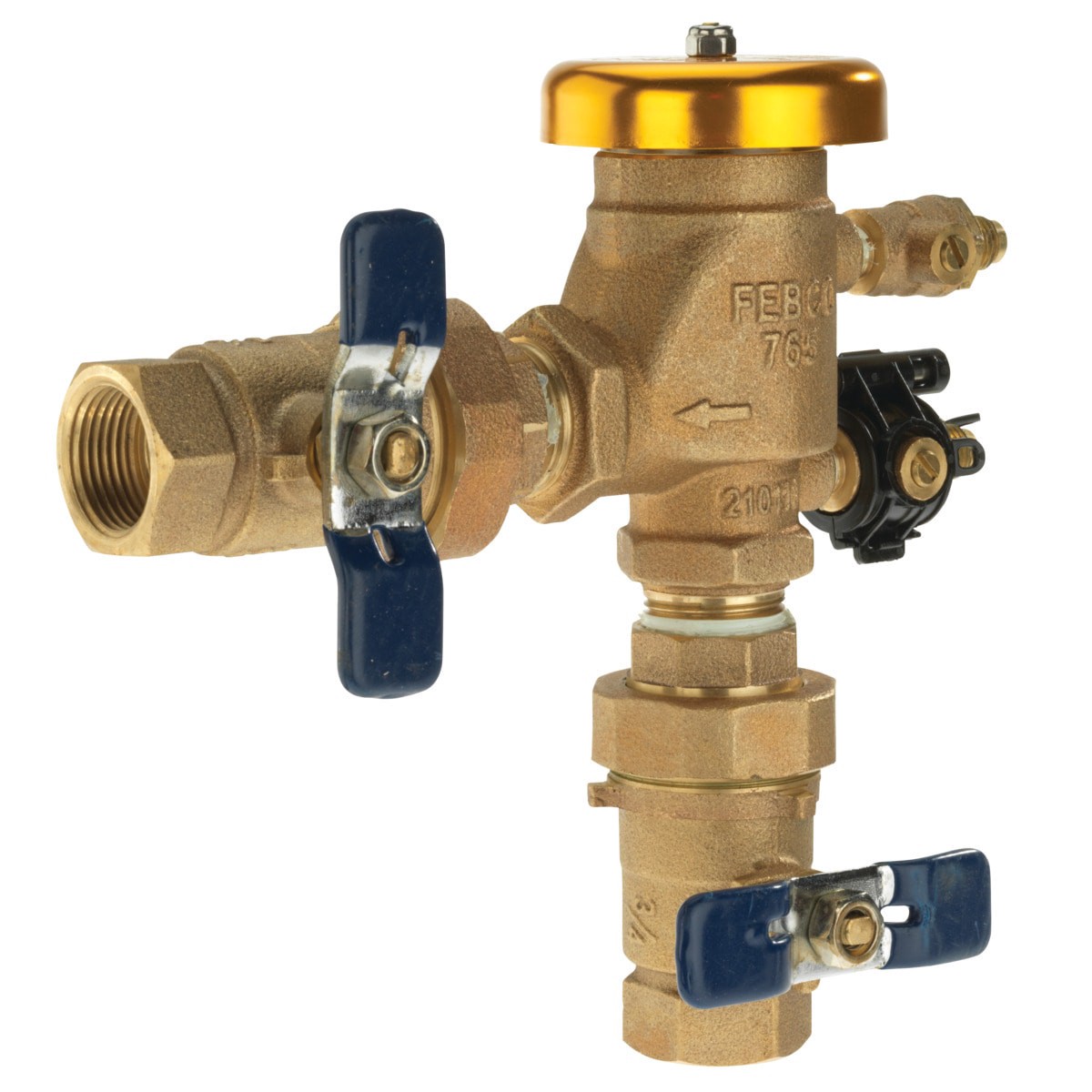 slide 4 of 6, FEBCO 3/4-in Bronze FNPT Pressure vacuum breaker, 1 ct