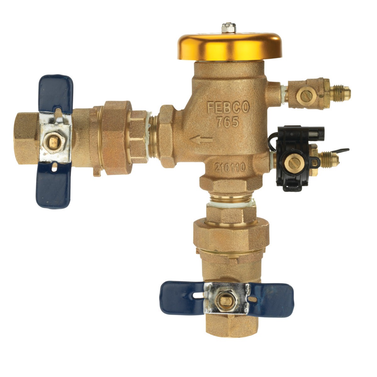 slide 1 of 6, FEBCO 3/4-in Bronze FNPT Pressure vacuum breaker, 1 ct