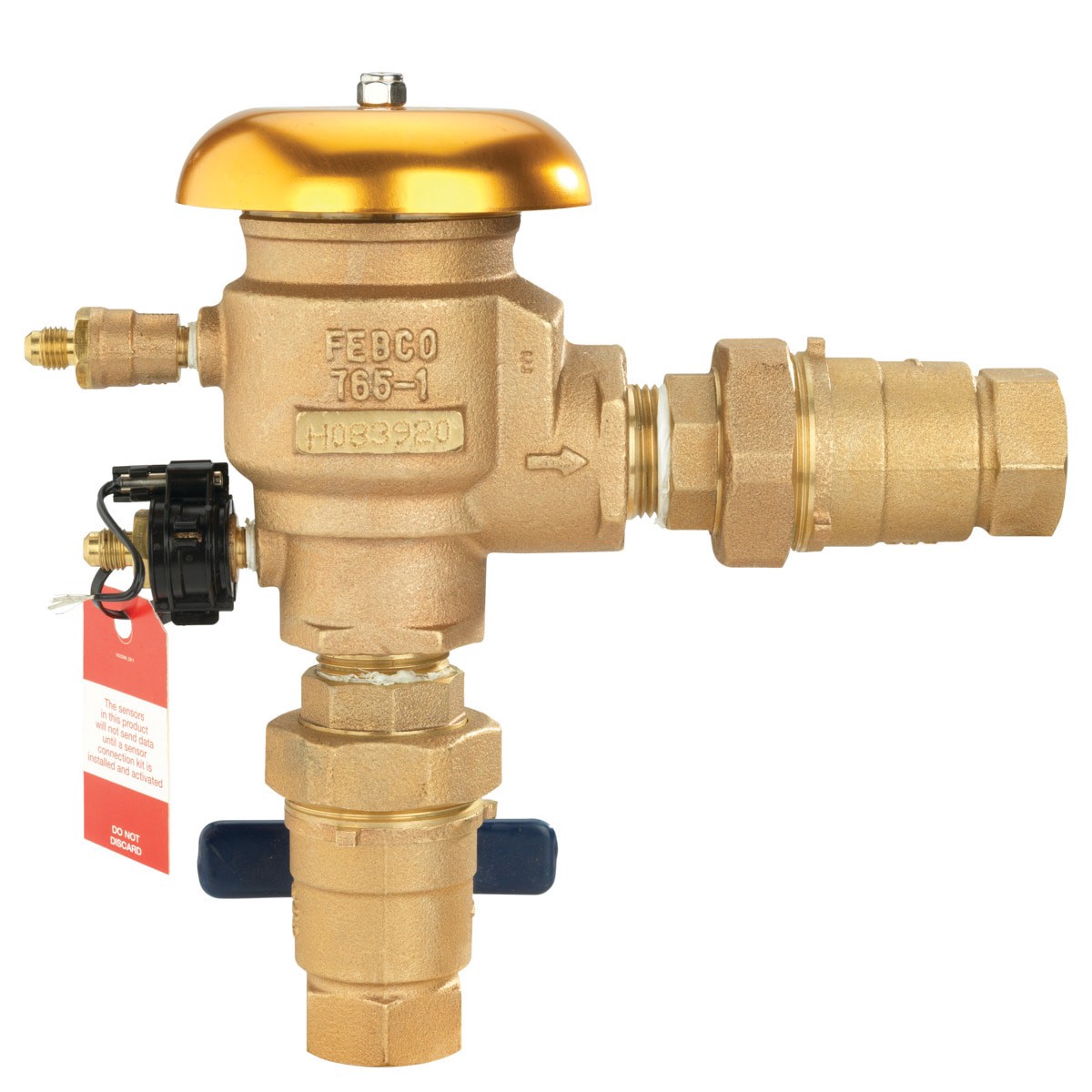 slide 3 of 6, FEBCO 1-in Bronze FNPT Pressure vacuum breaker, 1 ct