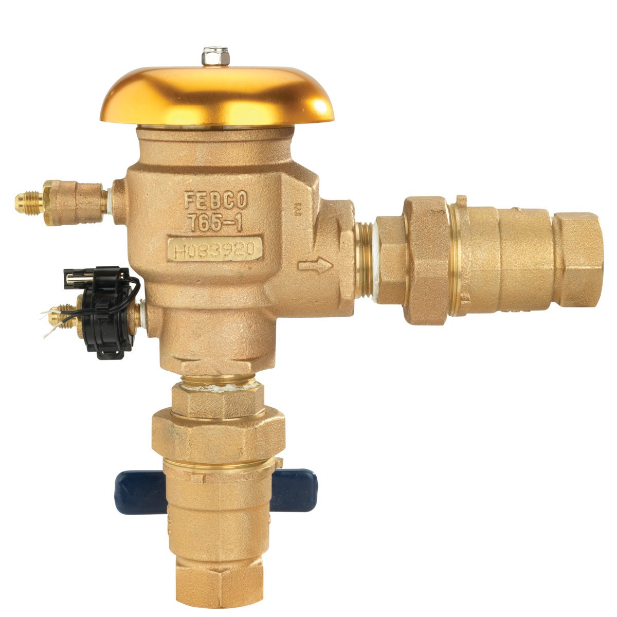 slide 1 of 6, FEBCO 1-in Bronze FNPT Pressure vacuum breaker, 1 ct