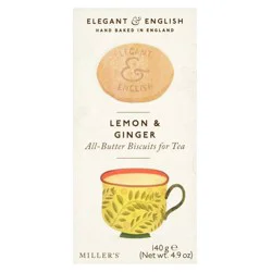 Miller's Elegant & English Lemon & Ginger Shortbread