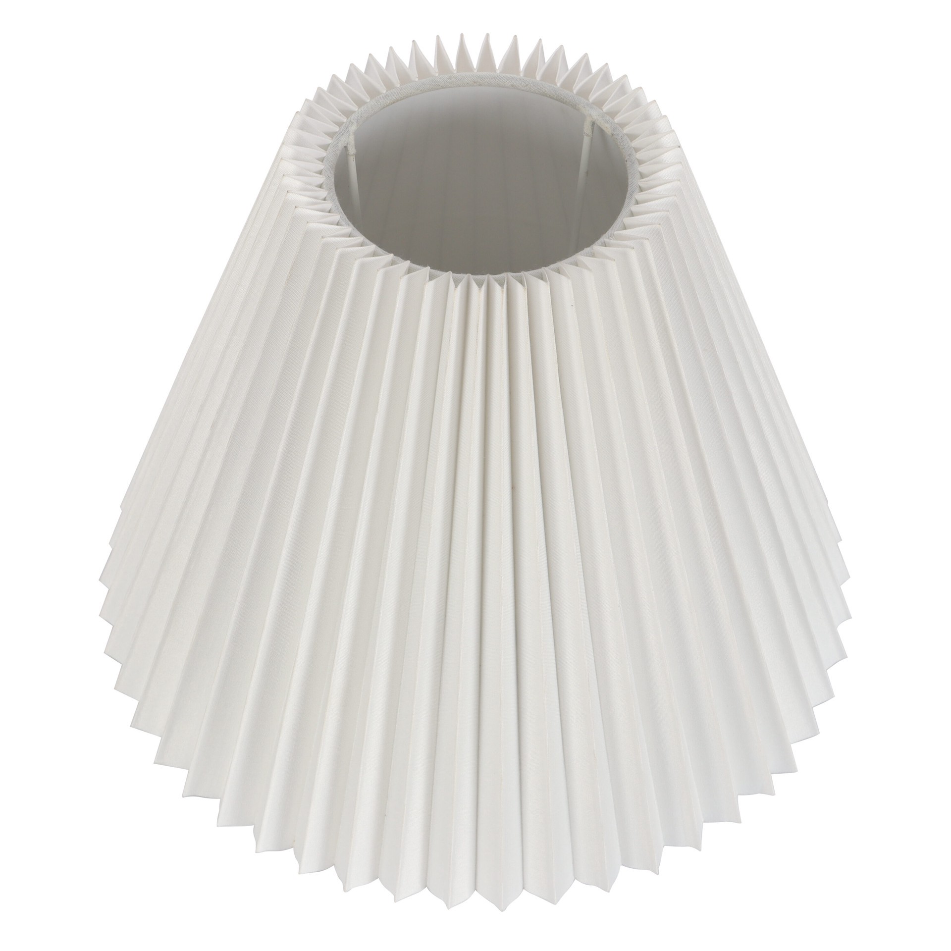 slide 2 of 6, allen + roth 9-in x 12-in White Fabric Empire Lamp Shade, 1 ct
