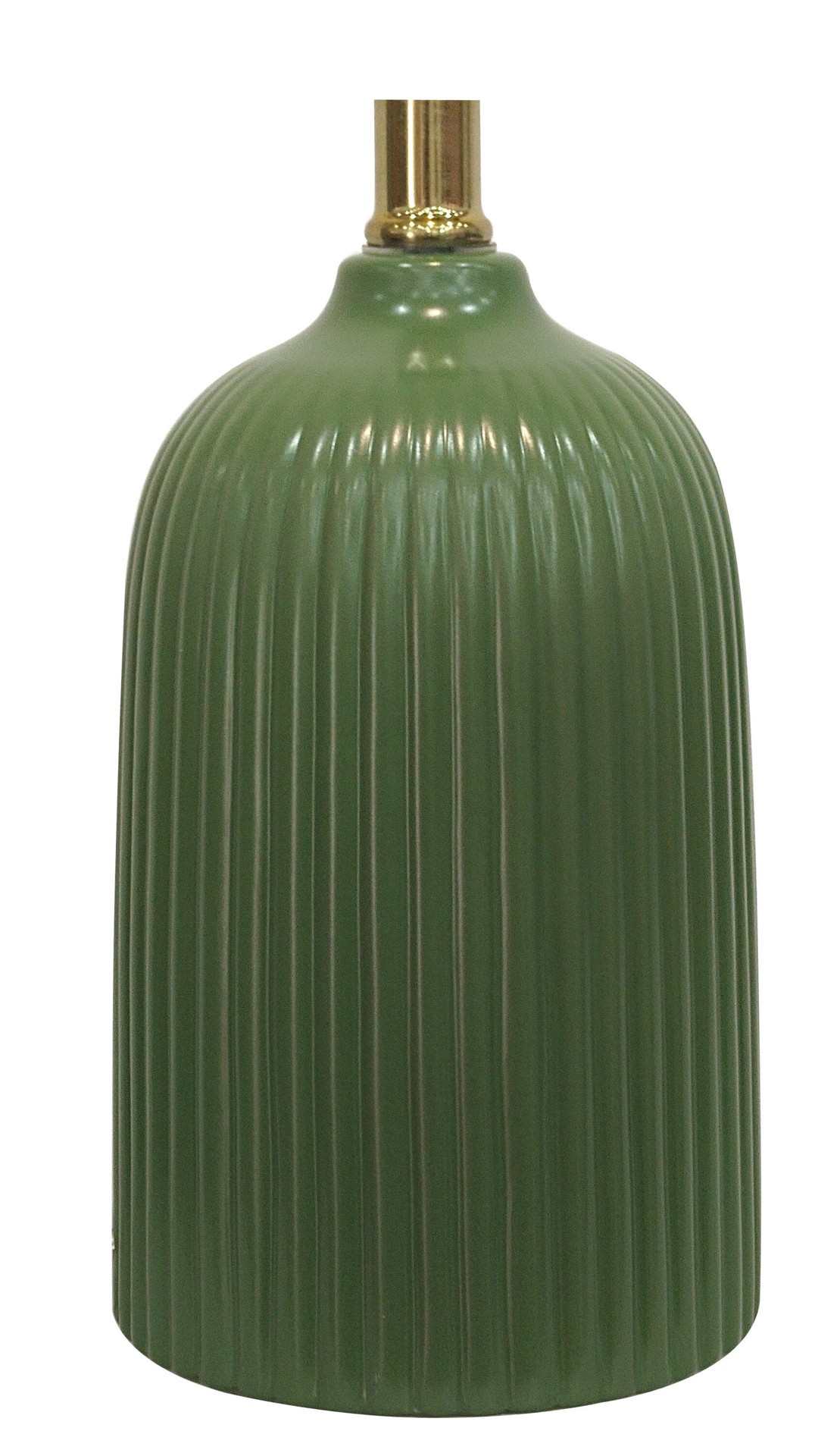 slide 6 of 6, allen + roth 13-in Green Plug-in Ceramic Lamp Base, 1 ct