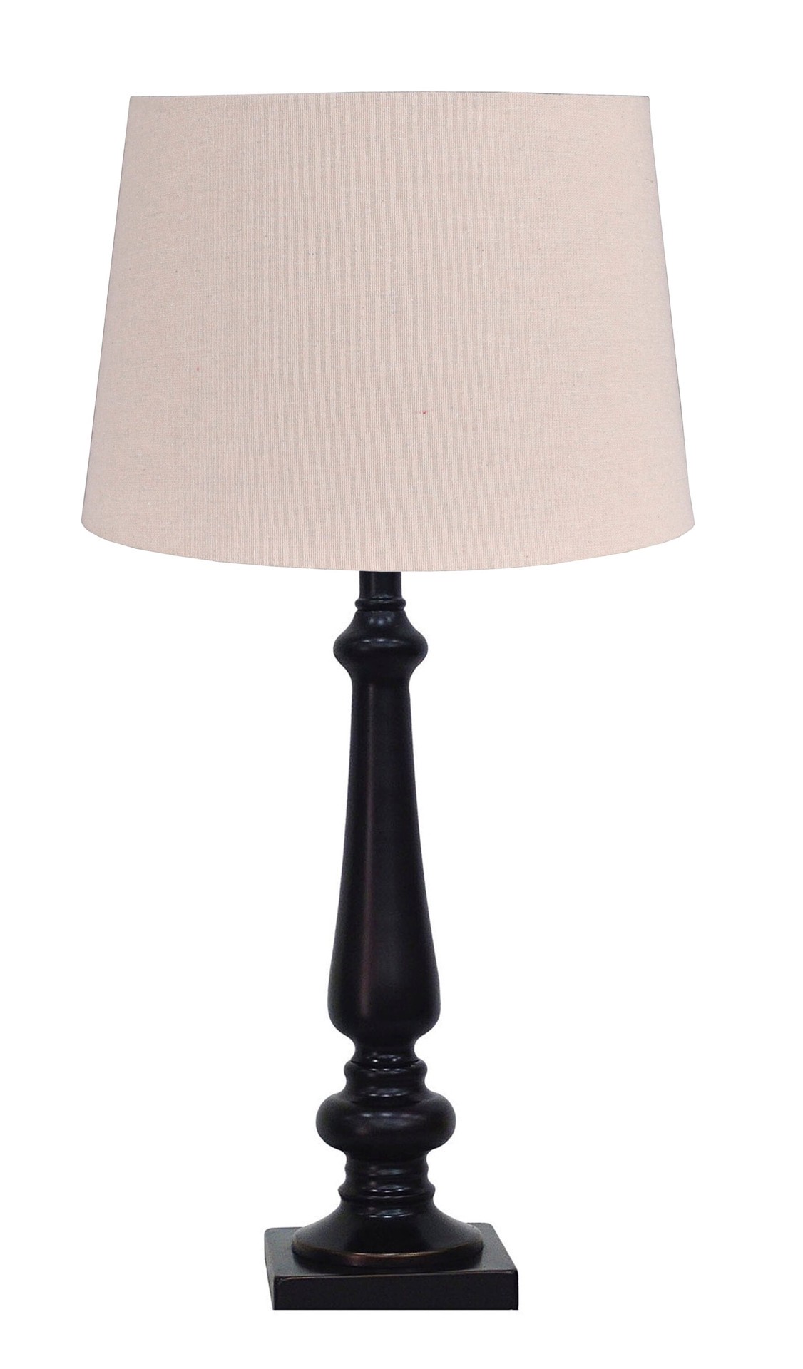 slide 5 of 6, allen + roth 9-in x 13-in Tan Fabric Drum Lamp Shade, 1 ct