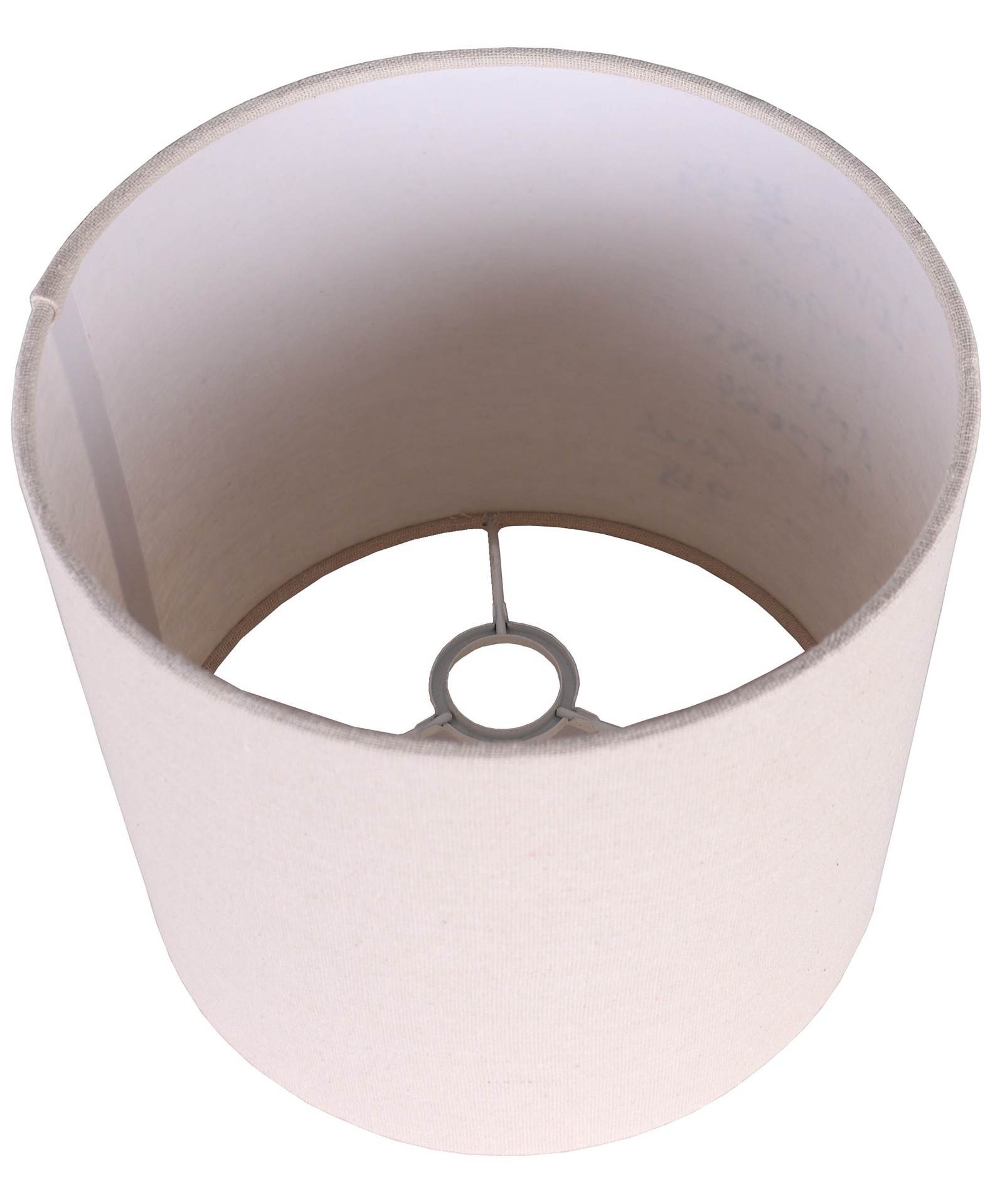 slide 2 of 6, allen + roth 8-in x 9-in Tan Fabric Drum Lamp Shade, 1 ct