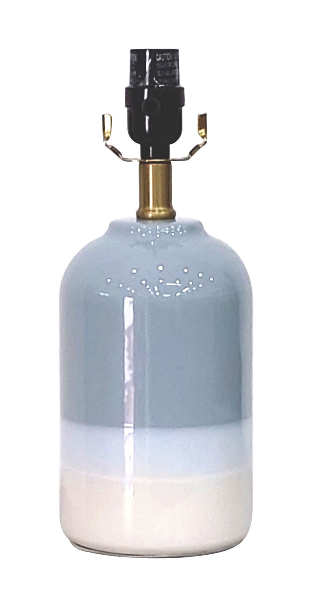 slide 1 of 6, allen + roth 13-in Multi Color Gloss Plug-in Ceramic Lamp Base, 1 ct