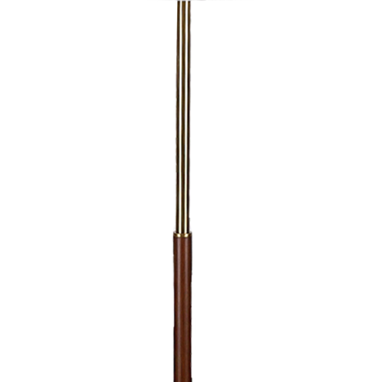 slide 3 of 6, Origin 21 61.5-in Brass Shaded floor lamp Floor Lamp with Linen Shade, 1 ct