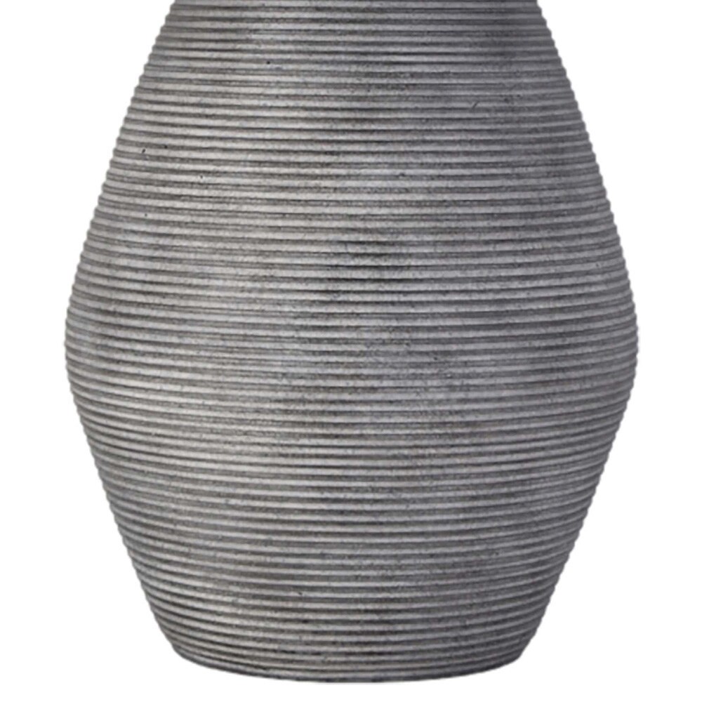 slide 2 of 5, allen + roth Mix Match 18-in Navy/Gray Plug-in 3-way Resin Lamp Base, 1 ct