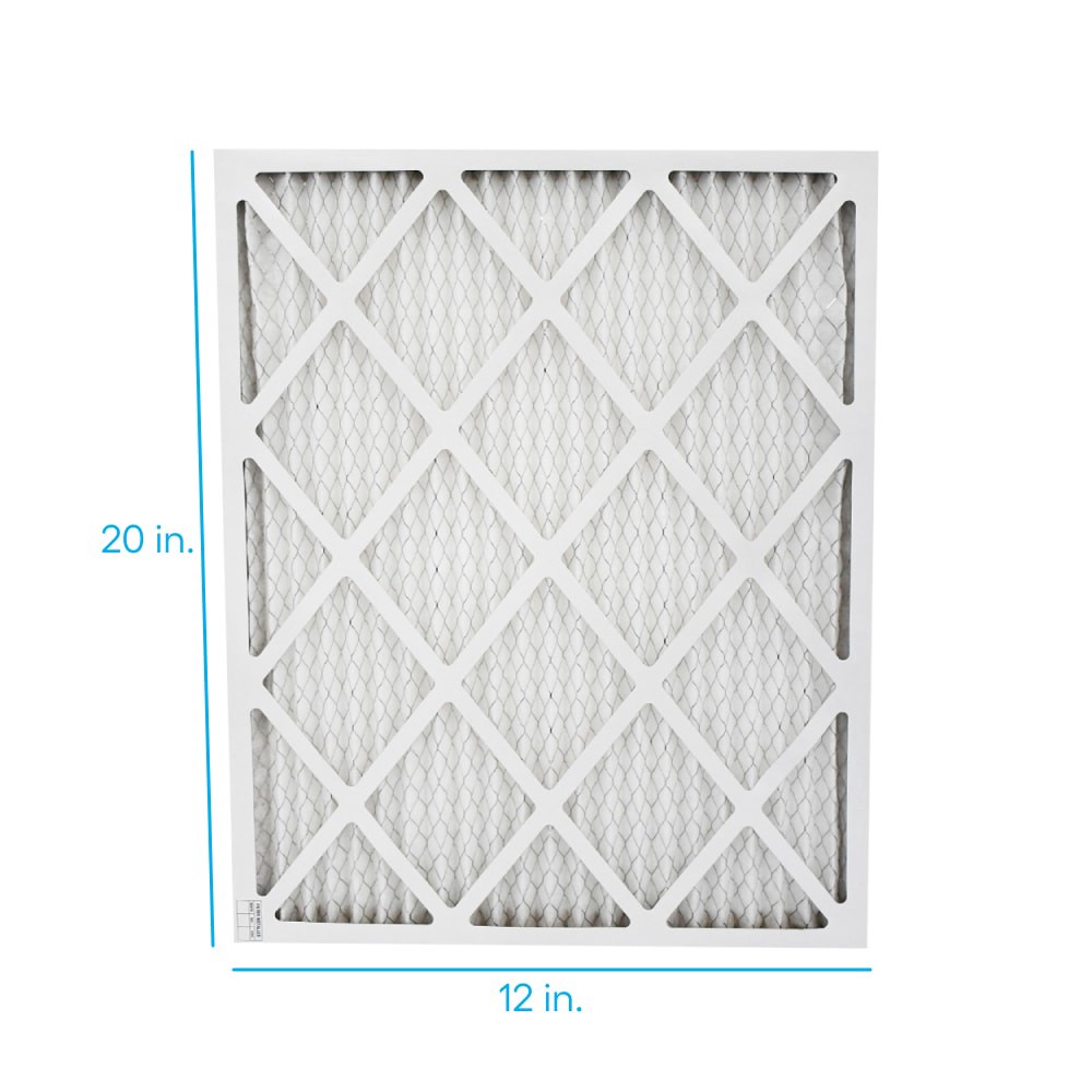 slide 3 of 6, Project Source 12 x 20 x 1 MERV 8 Electrostatic pleated Air Filter 3 -Pack, 1 ct