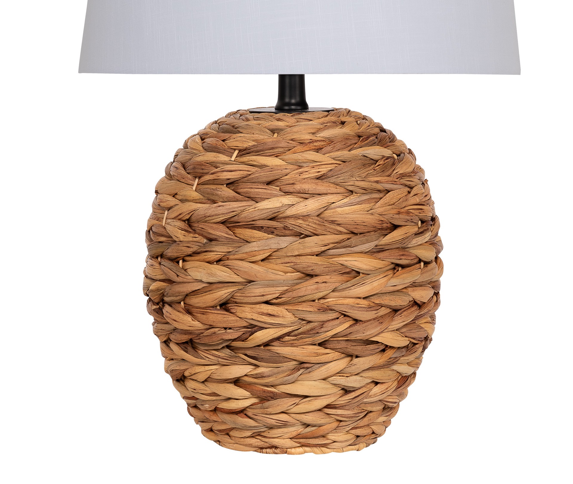 slide 5 of 6, allen + roth 15.25-in Natural Finish Plug-in Lamp Base, 1 ct