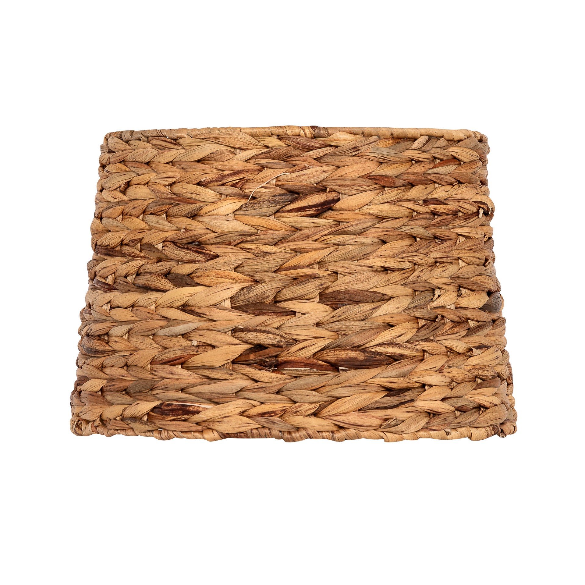 slide 1 of 6, allen + roth 10-in x 15-in Dark Hyacinth Seagrass Drum Lamp Shade, 1 ct