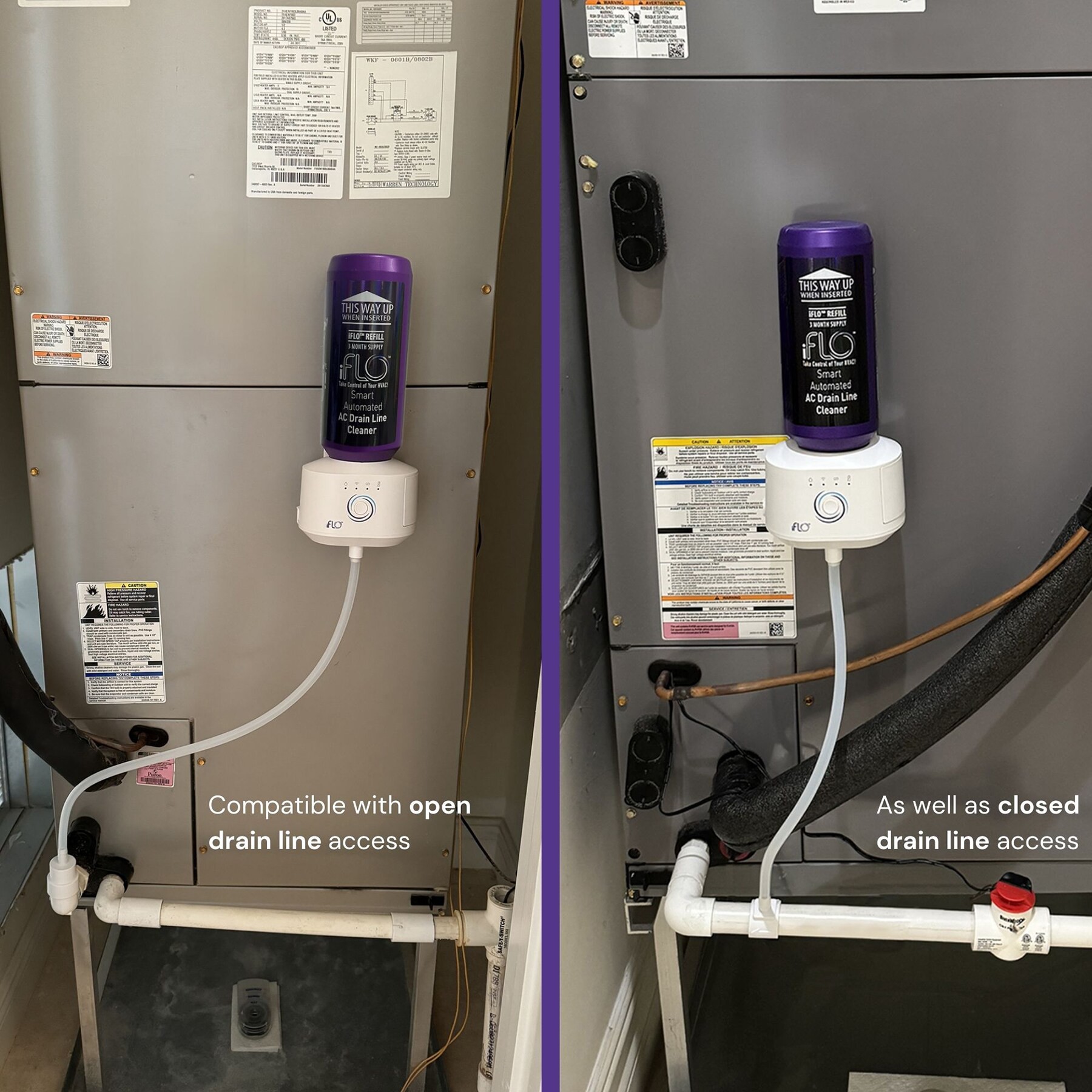 slide 6 of 6, iFLO IFLO Purple AC line cleaner, 1 ct