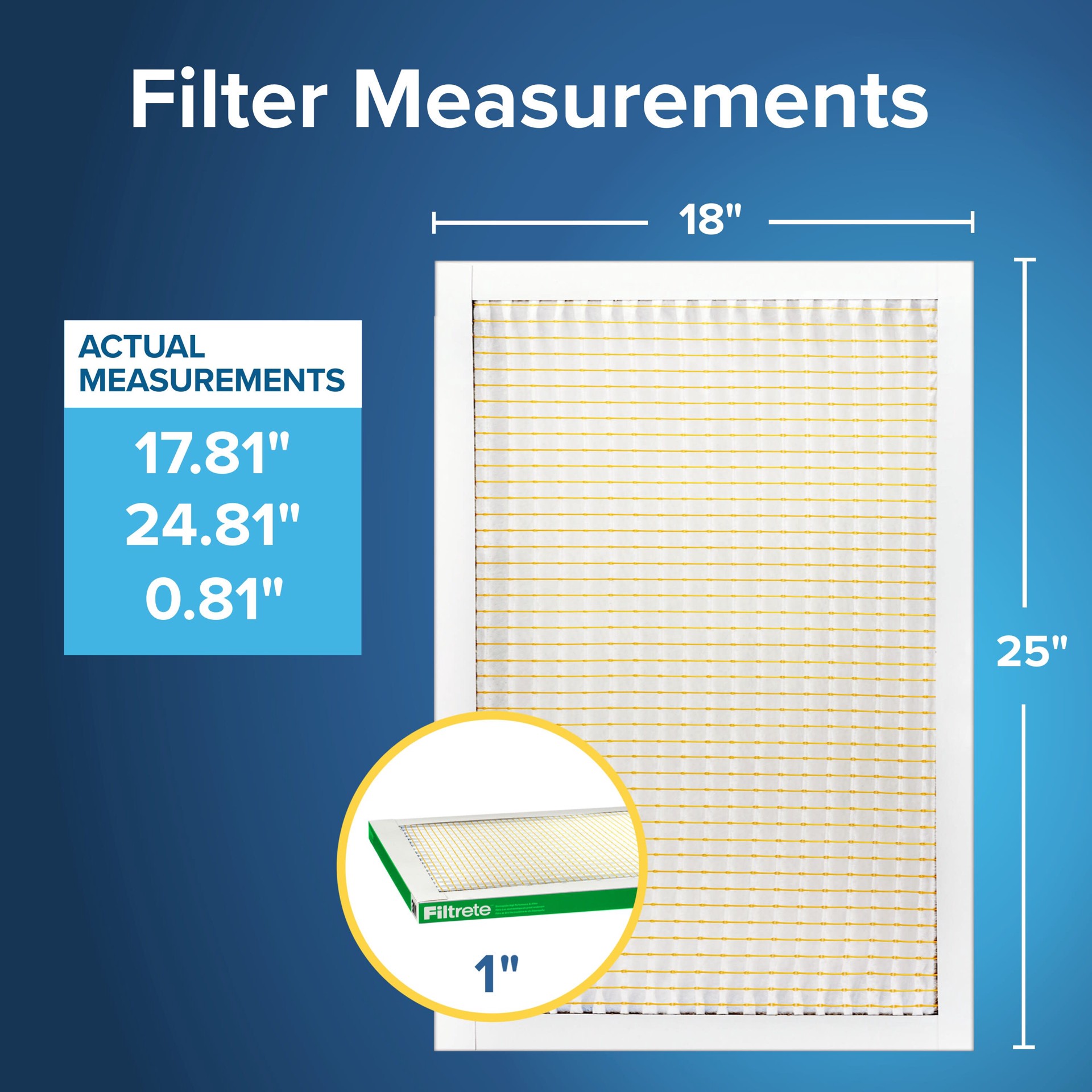 slide 3 of 6, Filtrete 18 x 25 x 1 MERV 8 700 MPR Dust, Pollen, and Pet Dander Reduction Electrostatic Air Filter, 1 ct