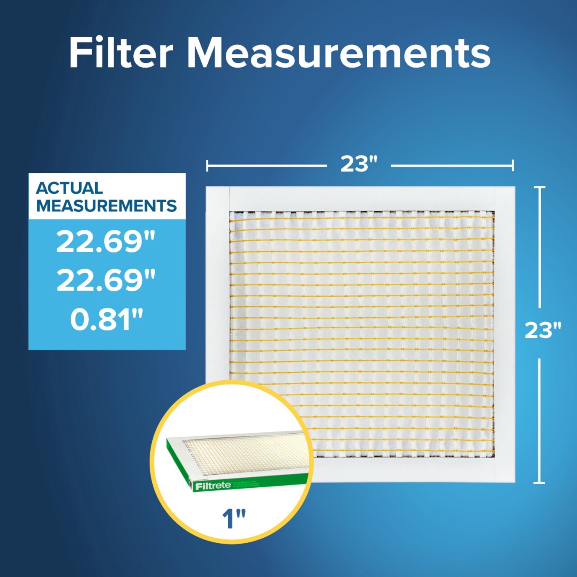 slide 3 of 6, Filtrete 23 x 23 x 1 MERV 8 700 MPR Dust, Pollen, and Pet Dander Reduction Electrostatic Air Filter, 1 ct