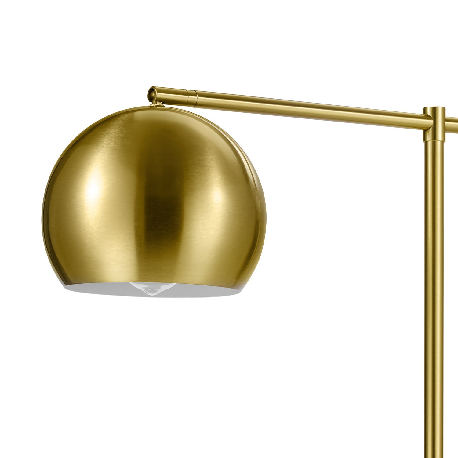 slide 5 of 6, Origin 21 60.125-in Matte Brass Downbridge Floor Lamp with Metal Shade, 1 ct