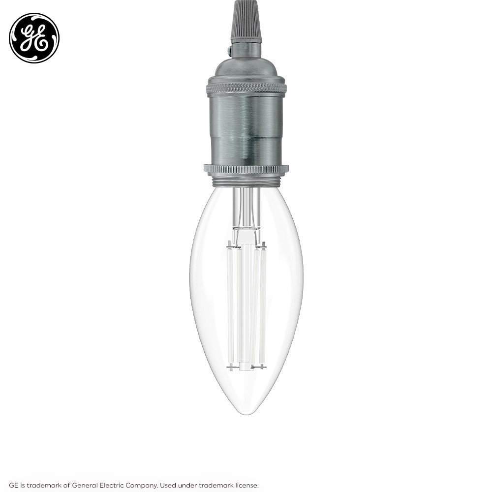 slide 3 of 6, GE Relax HD Pearl Filament 60 -Watt EQ BC Soft white Candelabra base (E-12) Dimmable LED Decorative Light Bulb 3 -Pack, 1 ct