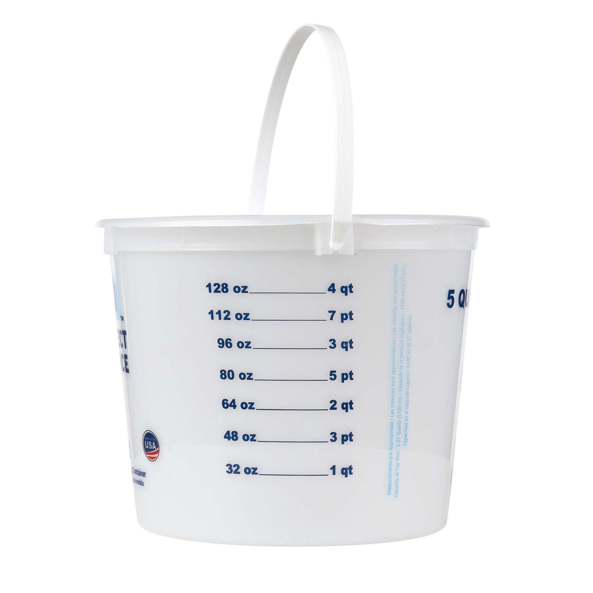 slide 2 of 5, Project Source 5-quart BPA-Free Plastic Measure mixing bucket, 1 ct